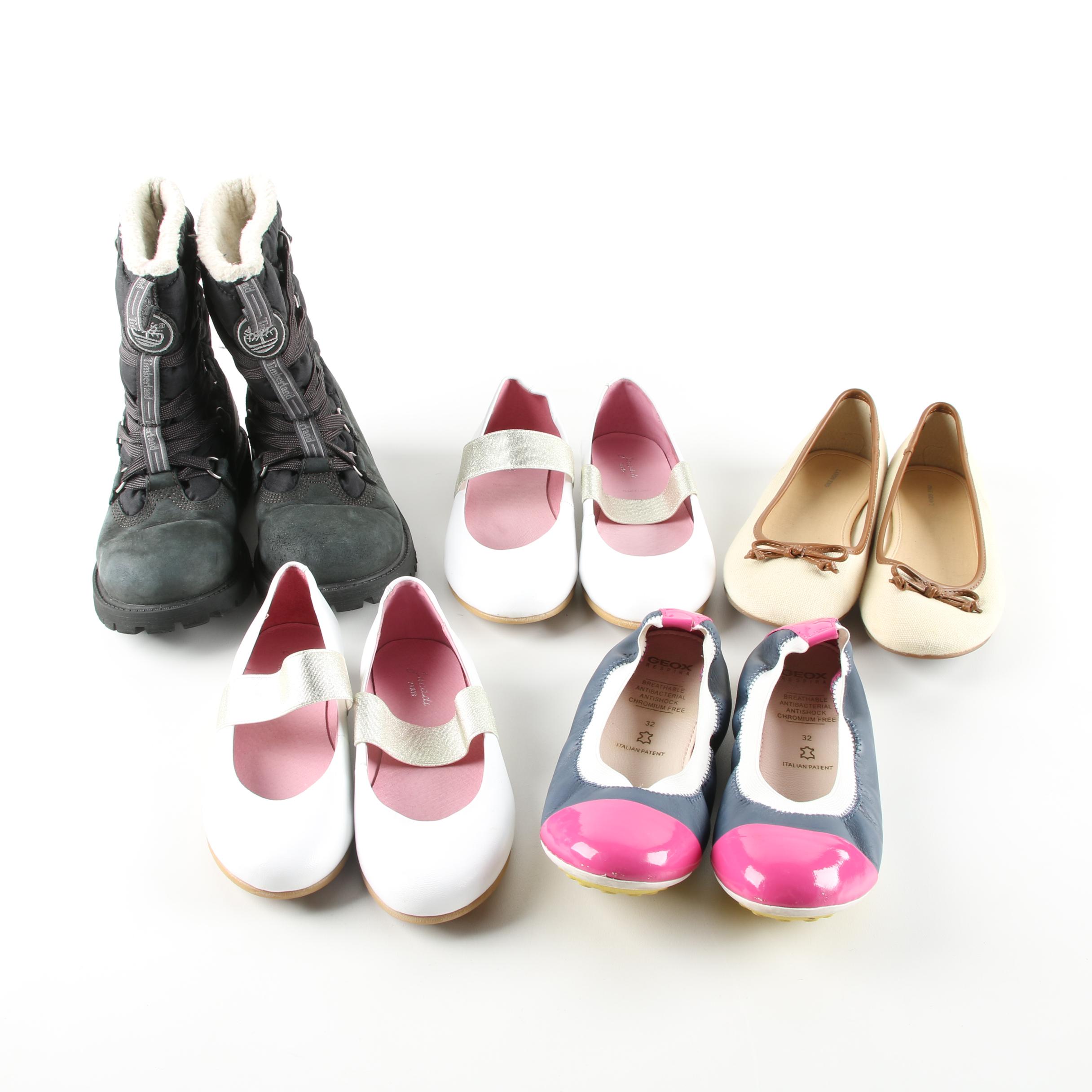 Girls' Footwear Including Timberland