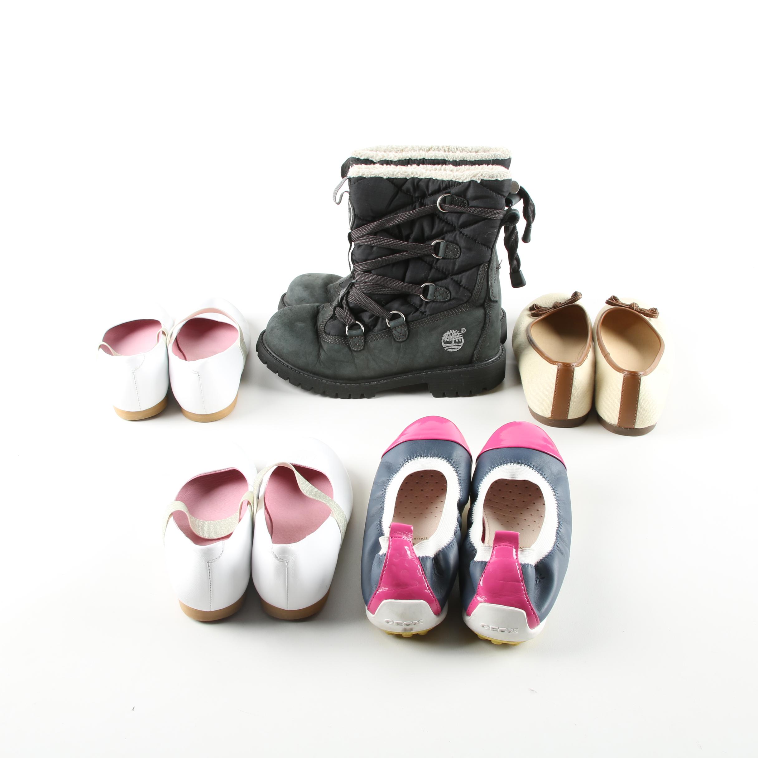 Girls' Footwear Including Timberland