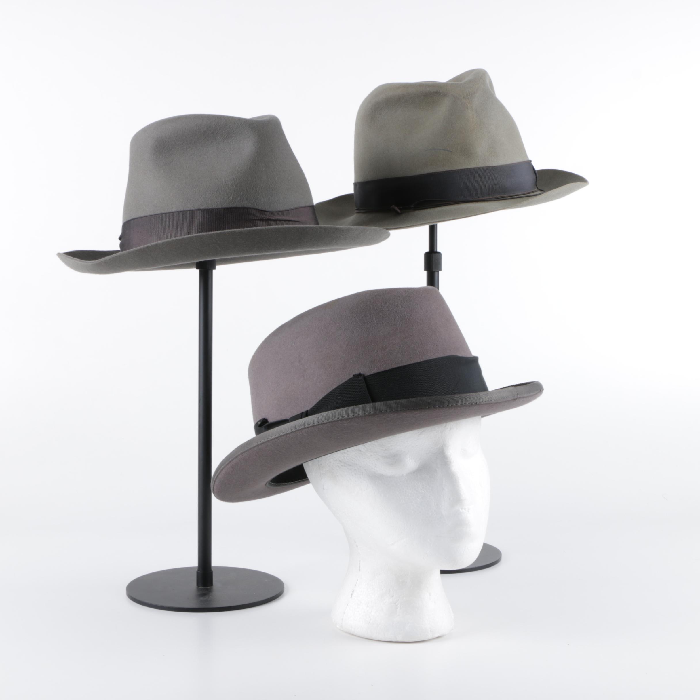 Men's Felted Hats Including Borsalino