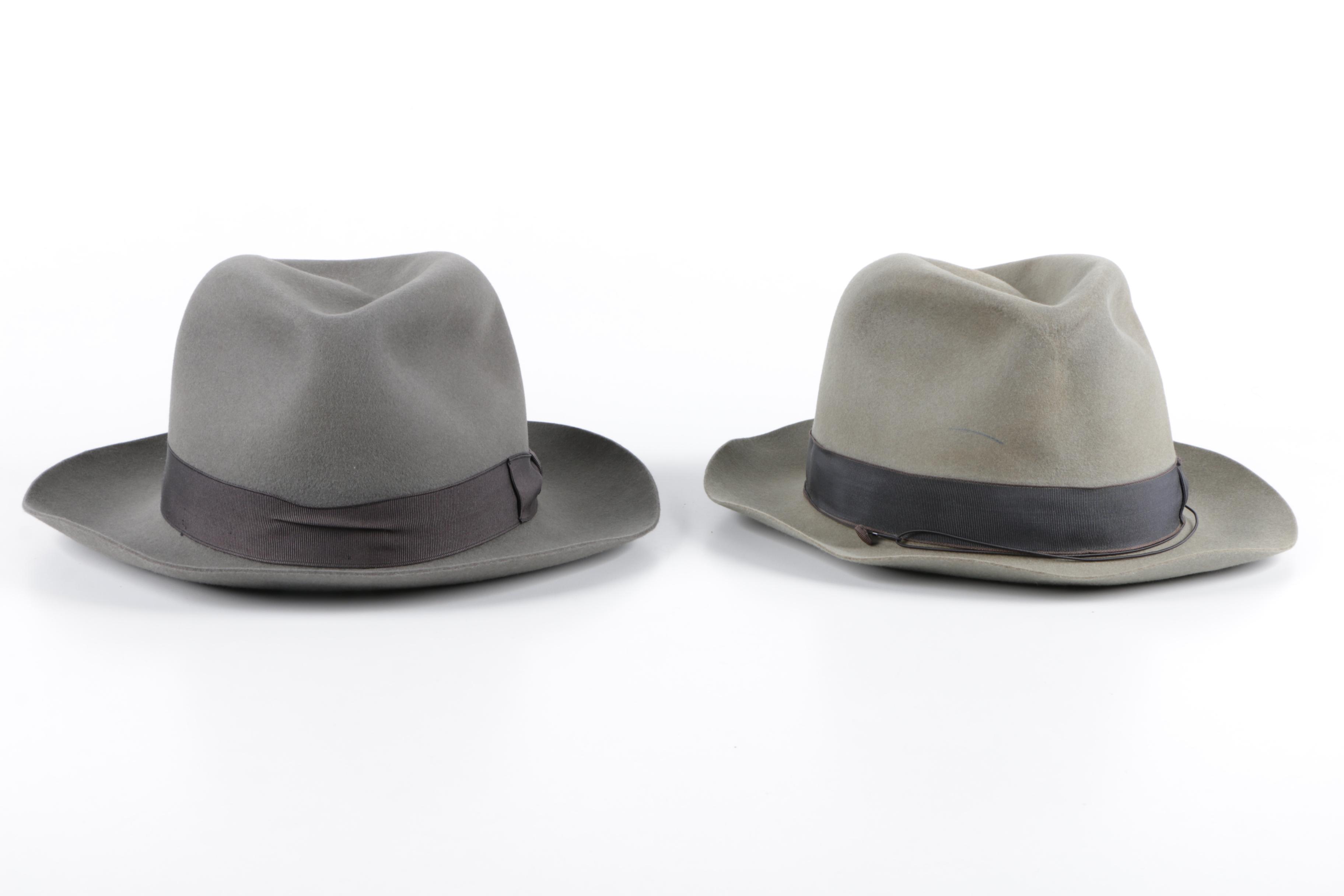 Men's Felted Hats Including Borsalino