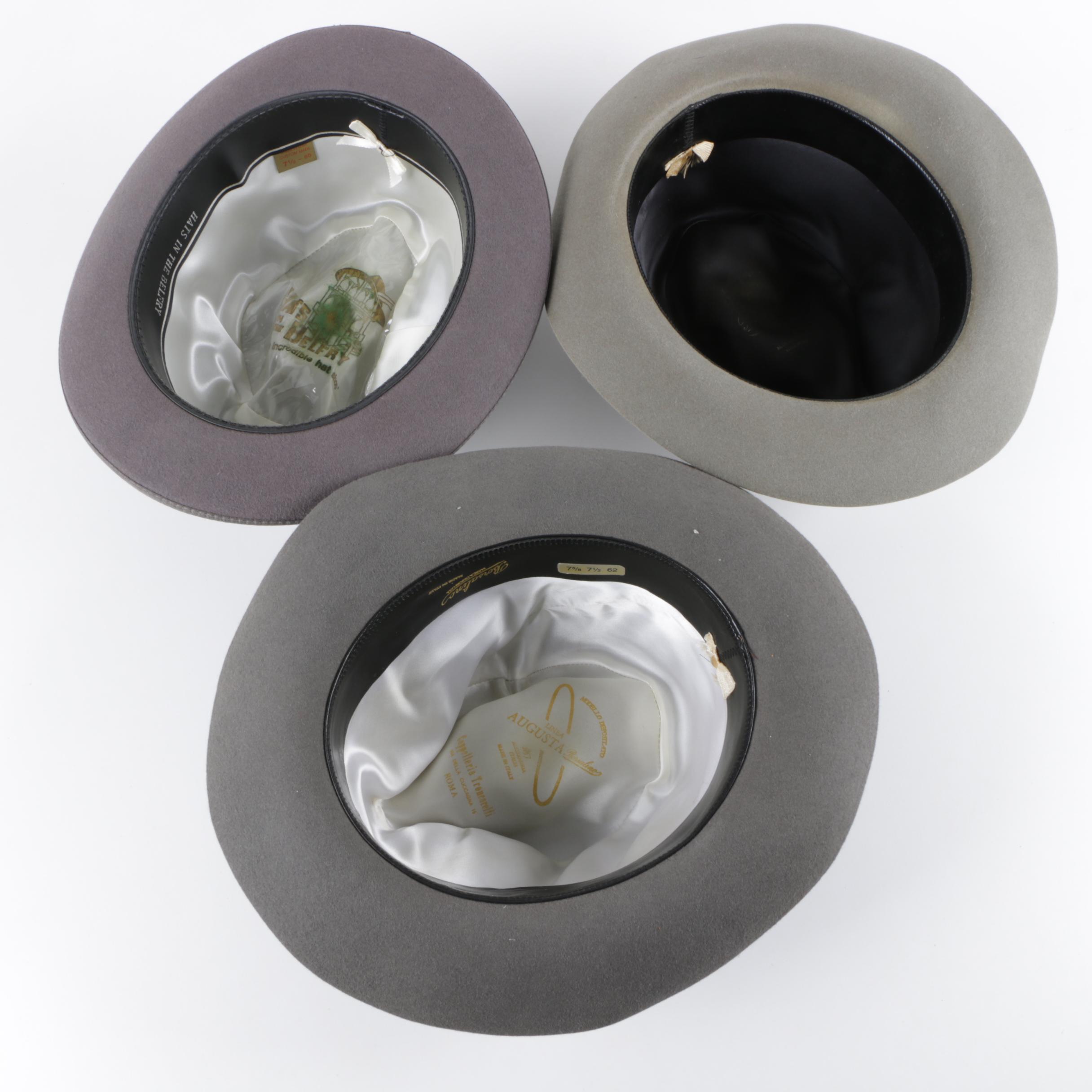 Men's Felted Hats Including Borsalino