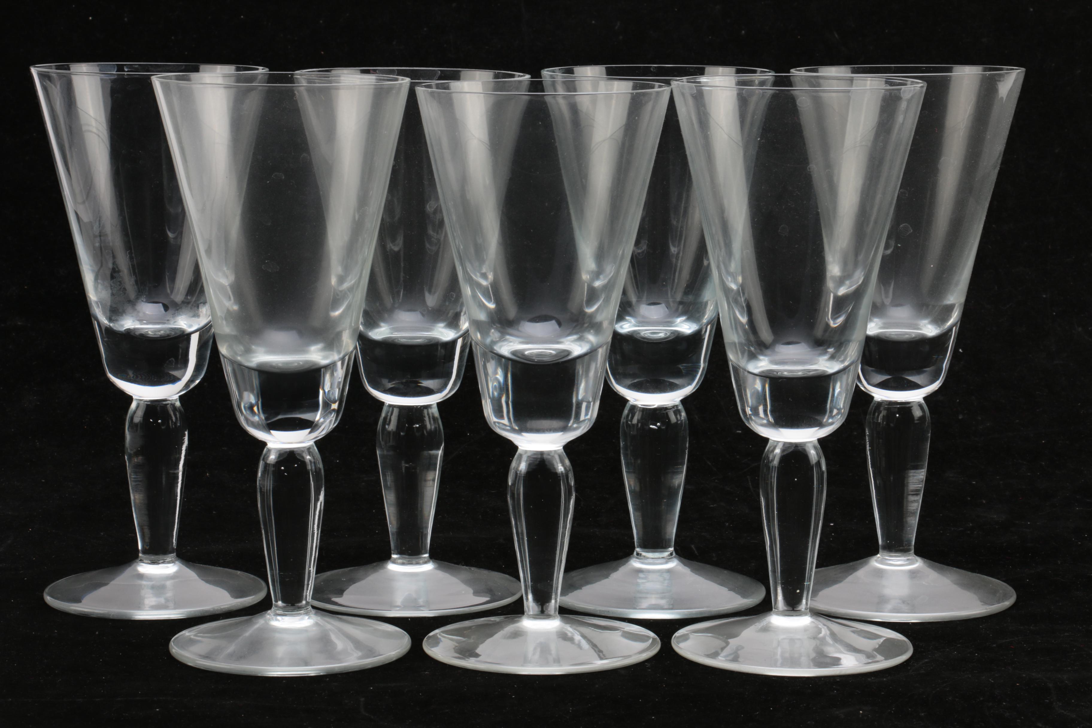 Set of Crystal Goblets