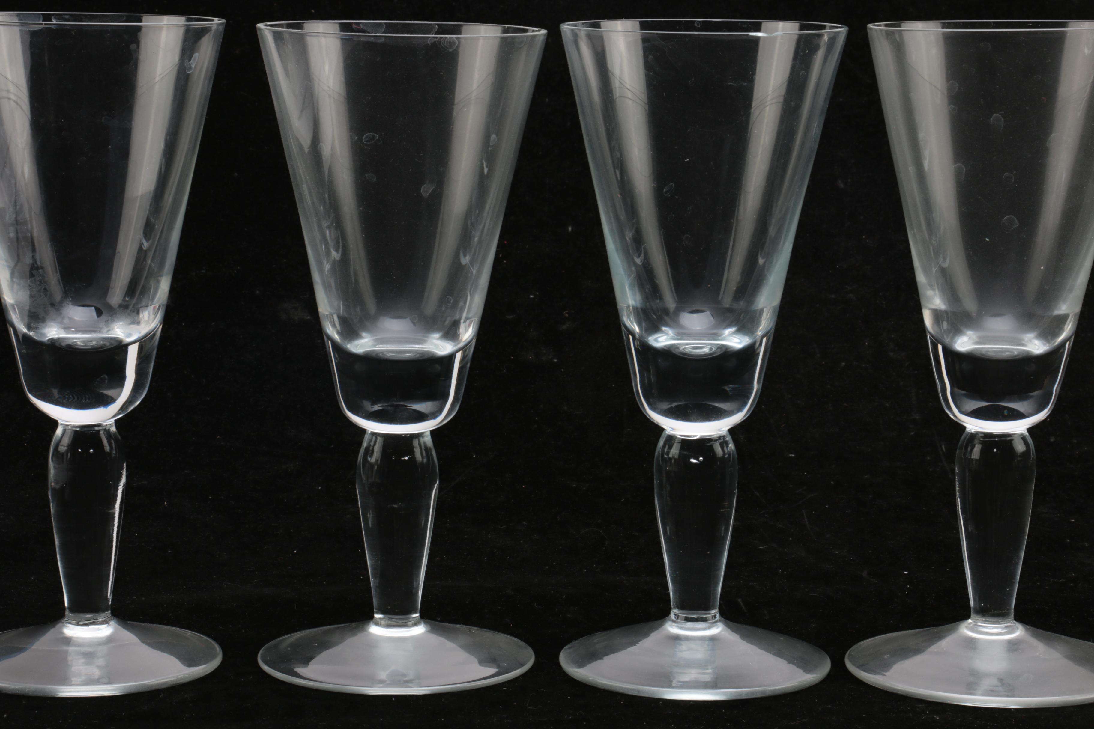 Set of Crystal Goblets