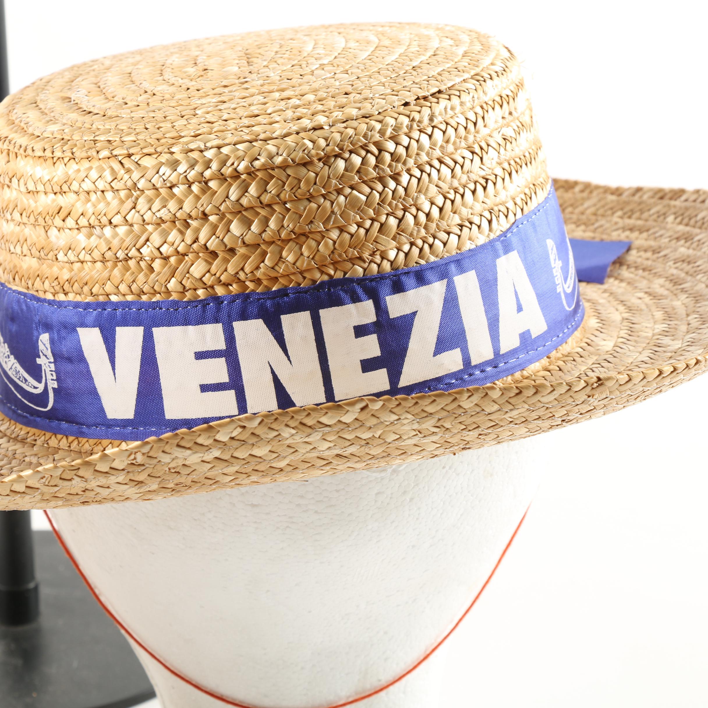 Men's Straw Boater and Woven Hats