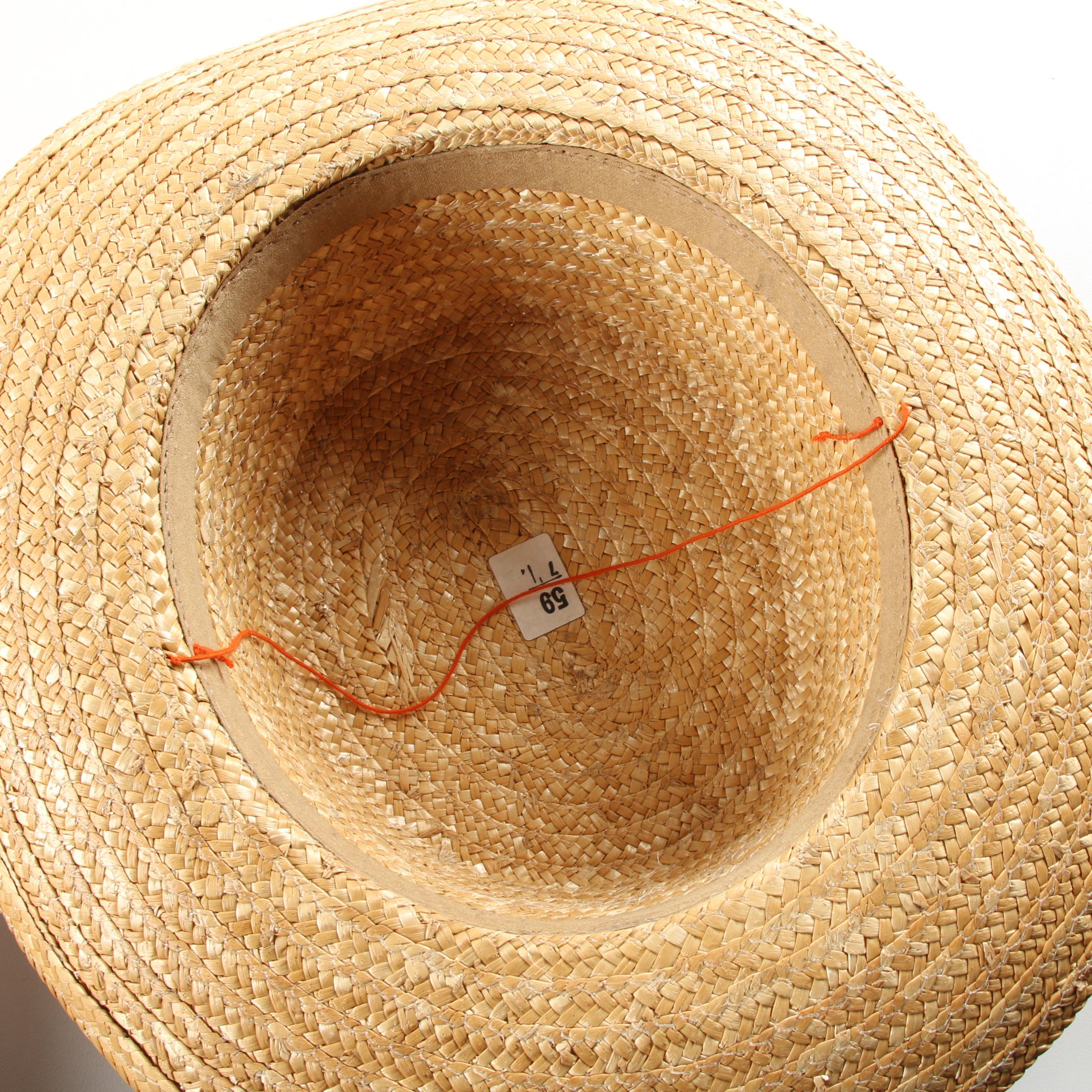Men's Straw Boater and Woven Hats
