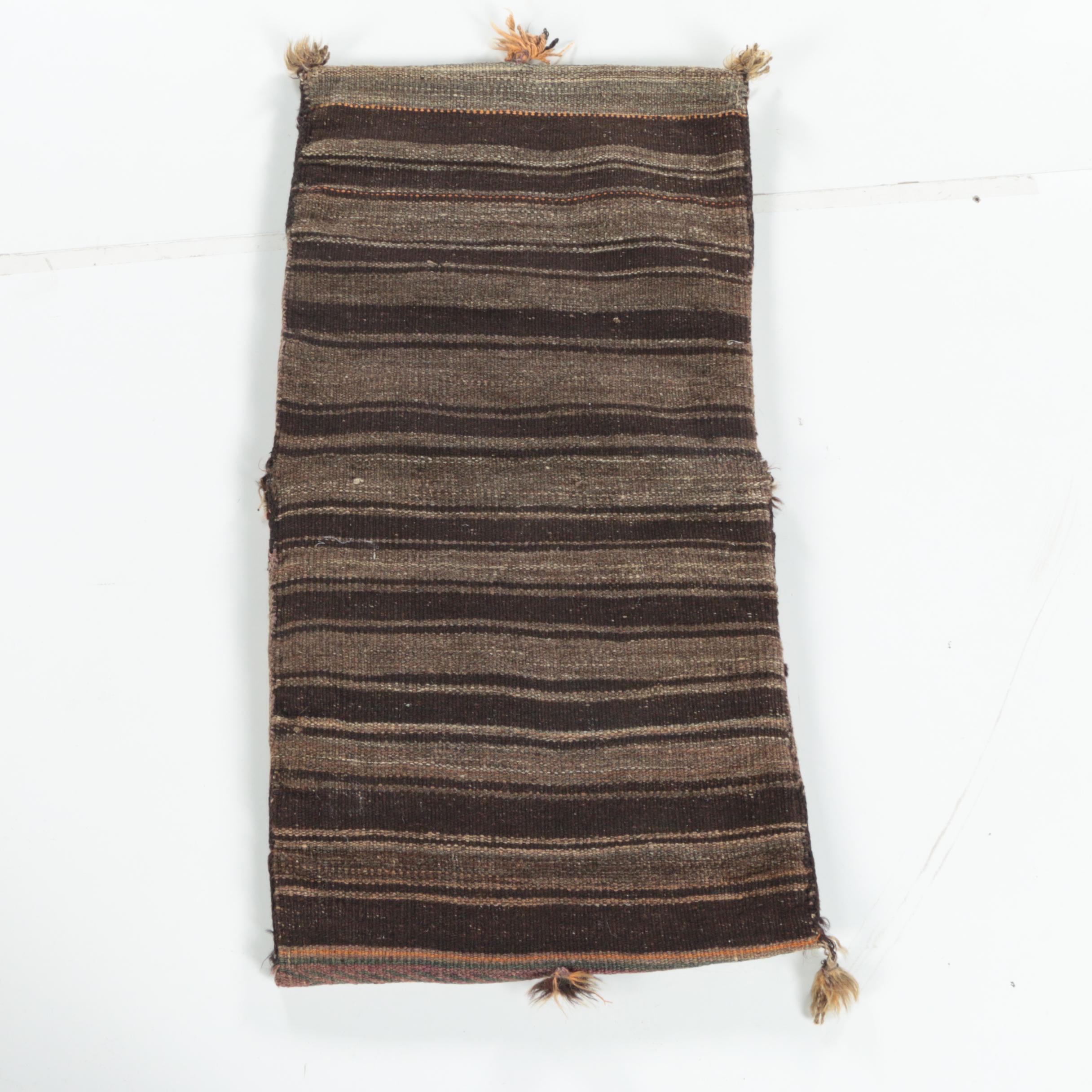 Vintage Handwoven Turkmen Wool Double Saddle Bag