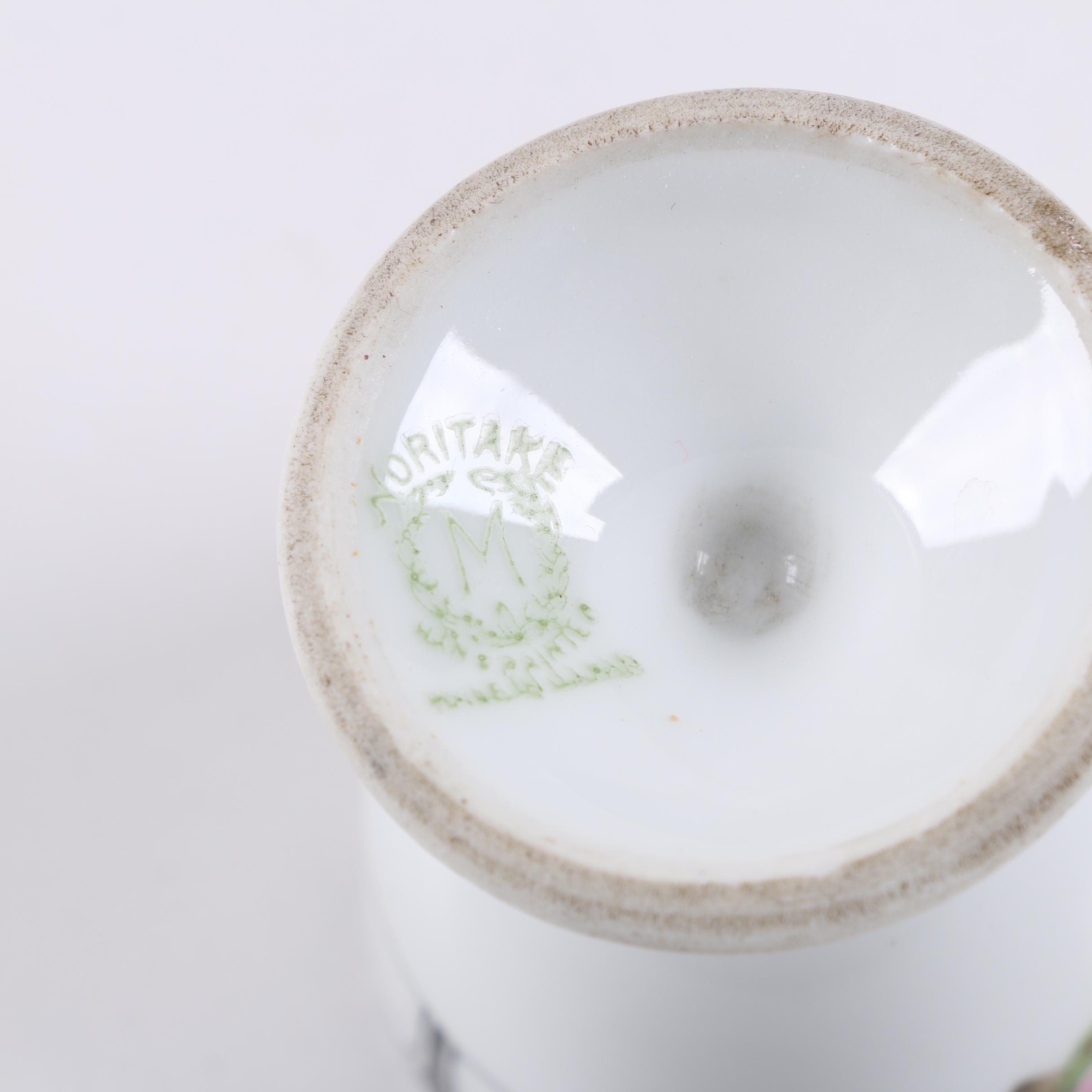 Noritake Hand-Painted Porcelain Egg Cup with Other Eggs Cups