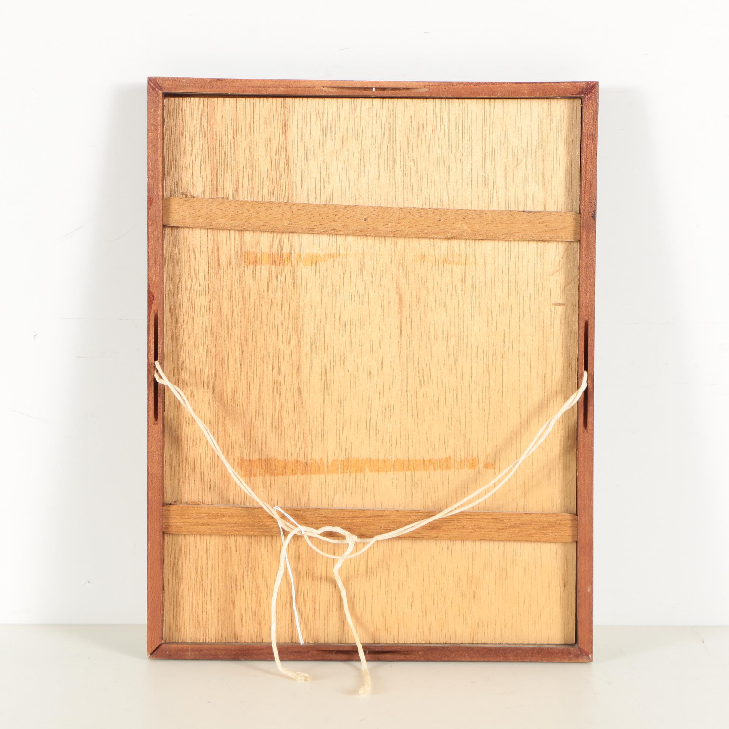 Japanese Woodblock Print After Torii Kiyonaga "Three Women in the Rain"