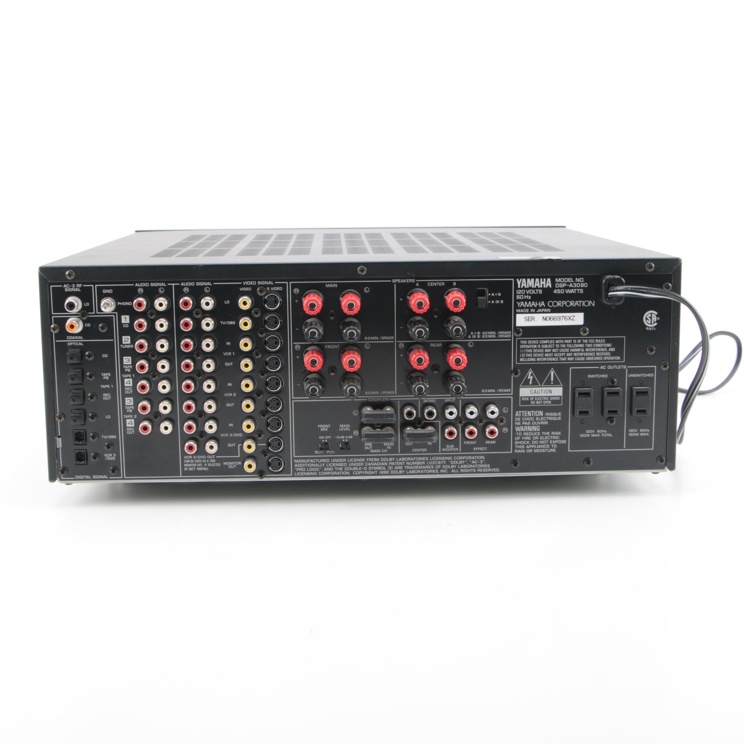 Yamaha DSP-A3090 AV Aplifier