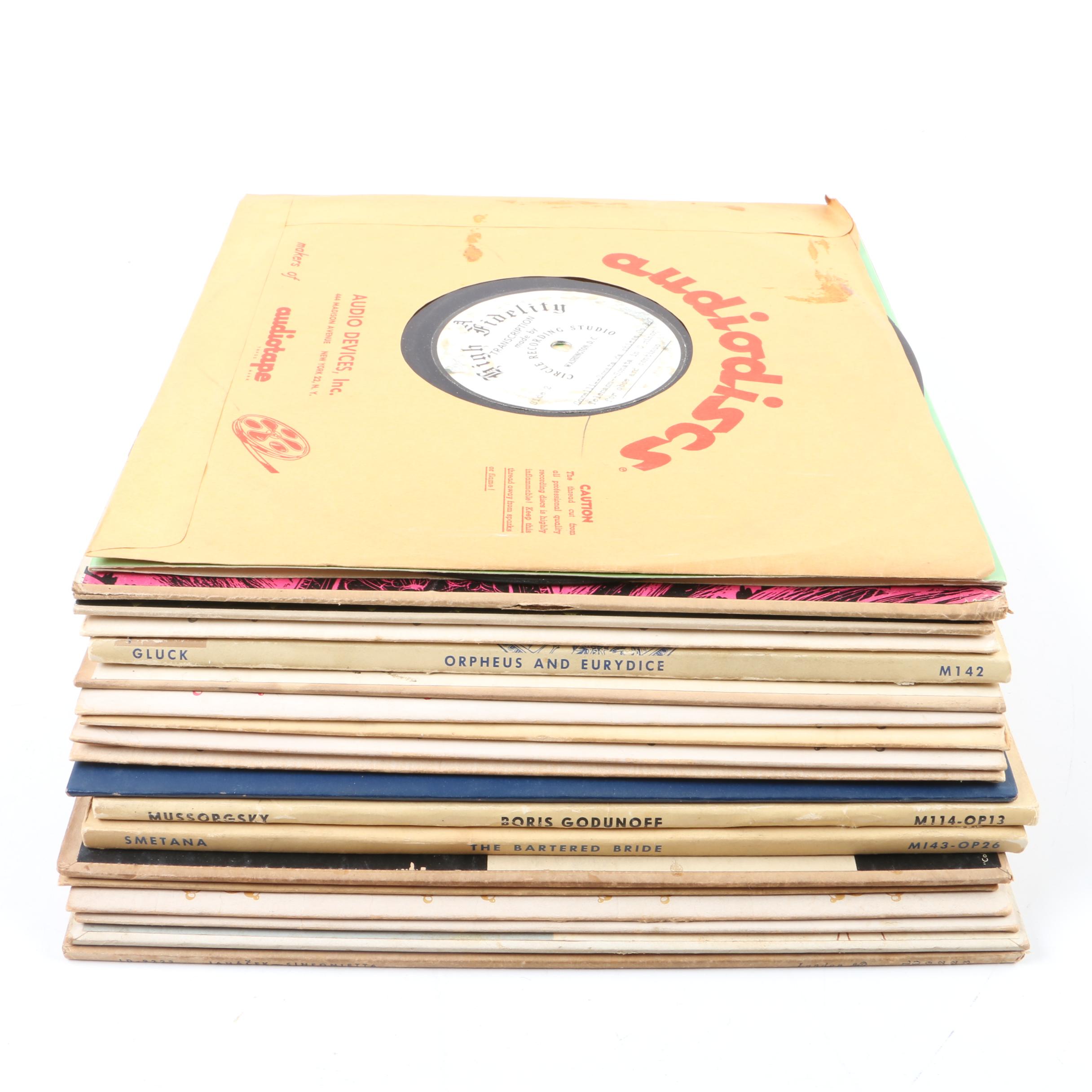 Classical LP Records and Transcription Disc