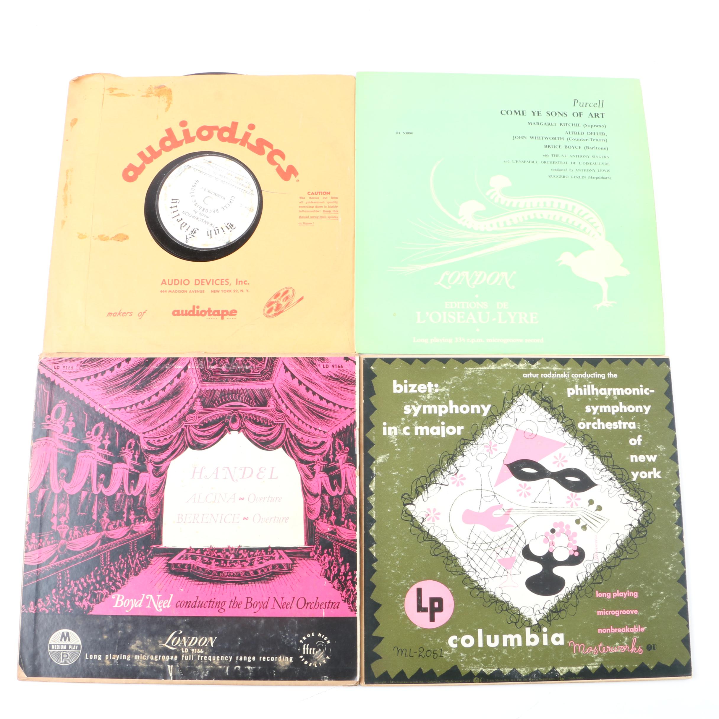 Classical LP Records and Transcription Disc