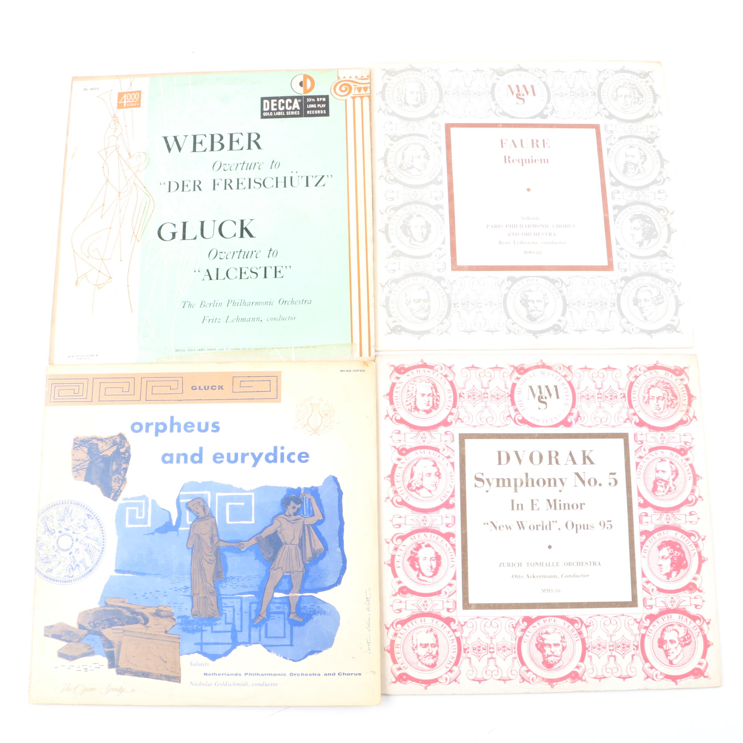 Classical LP Records and Transcription Disc