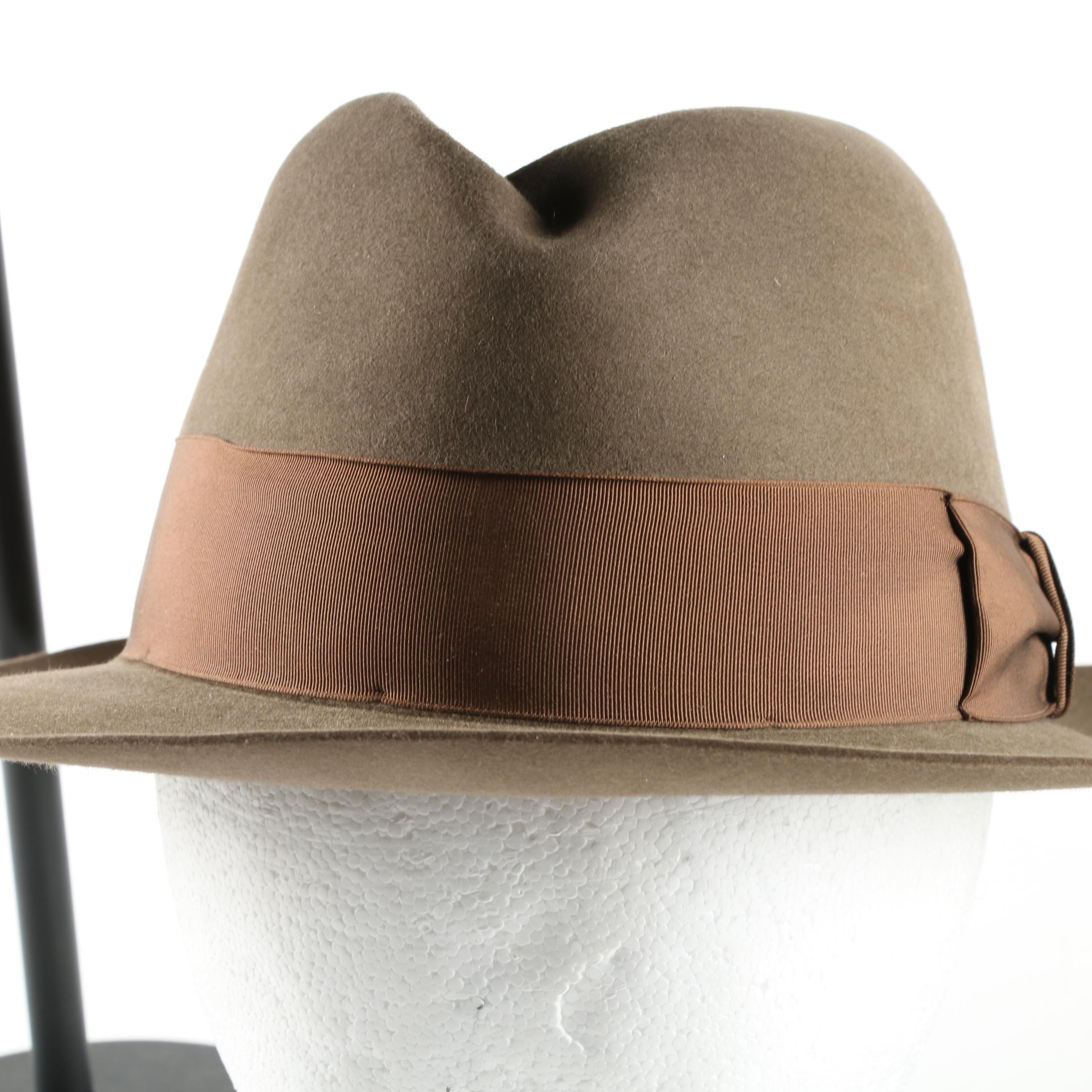 Men's Felt Hats Including Borsalino and Worth & Worth