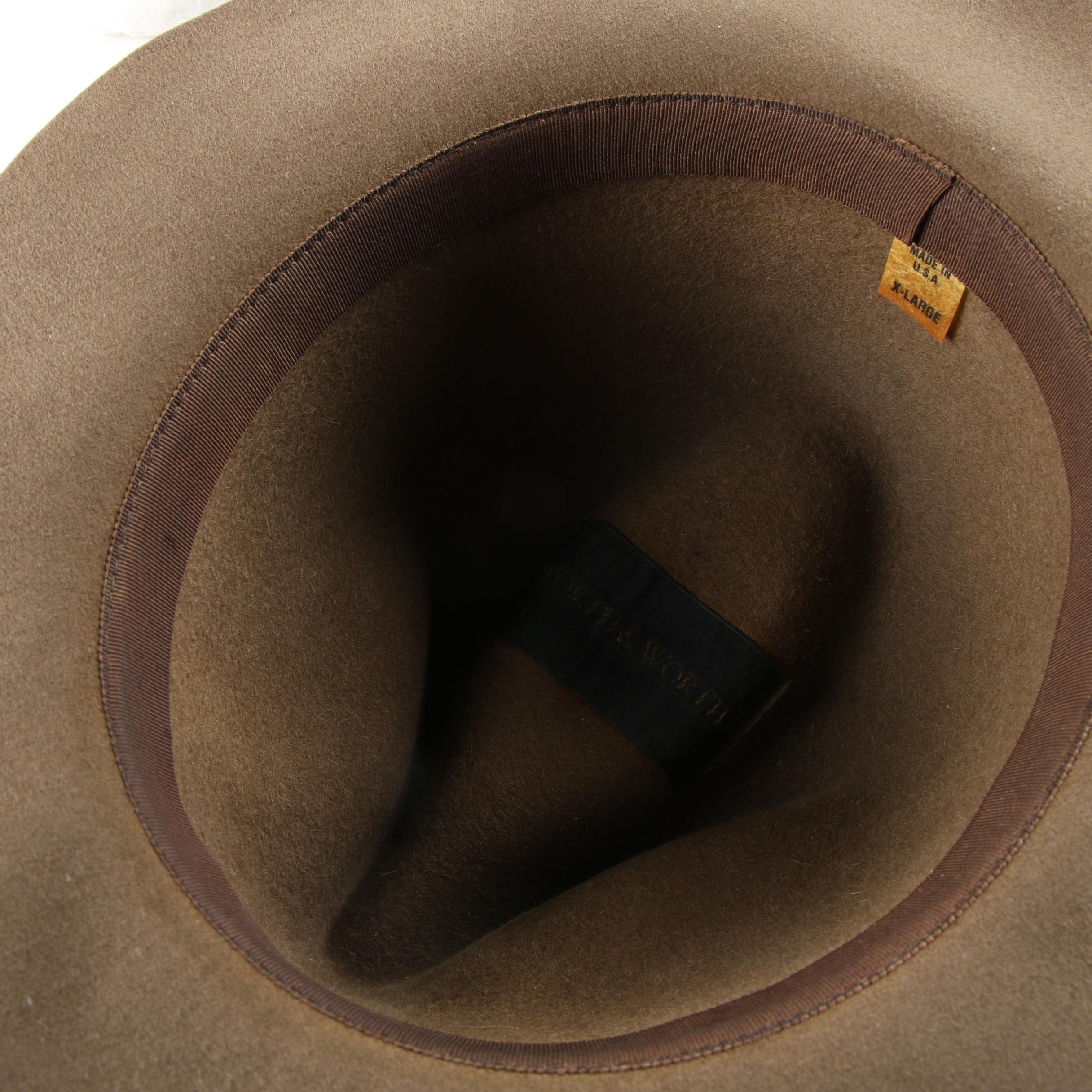 Men's Felt Hats Including Borsalino and Worth & Worth