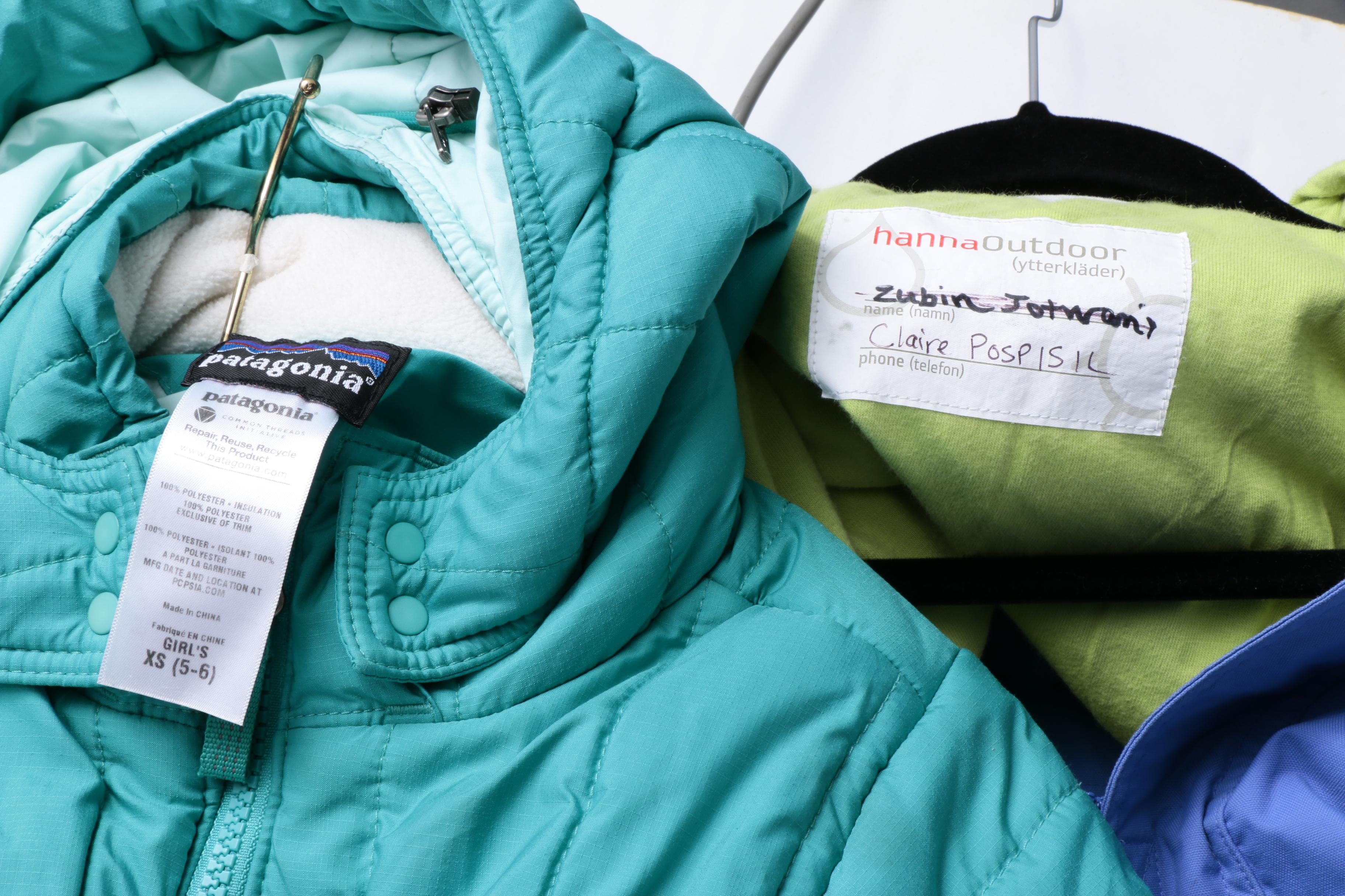 Girls' Outerwear Including Patagonia, Old Navy and Zara Girls & Friends
