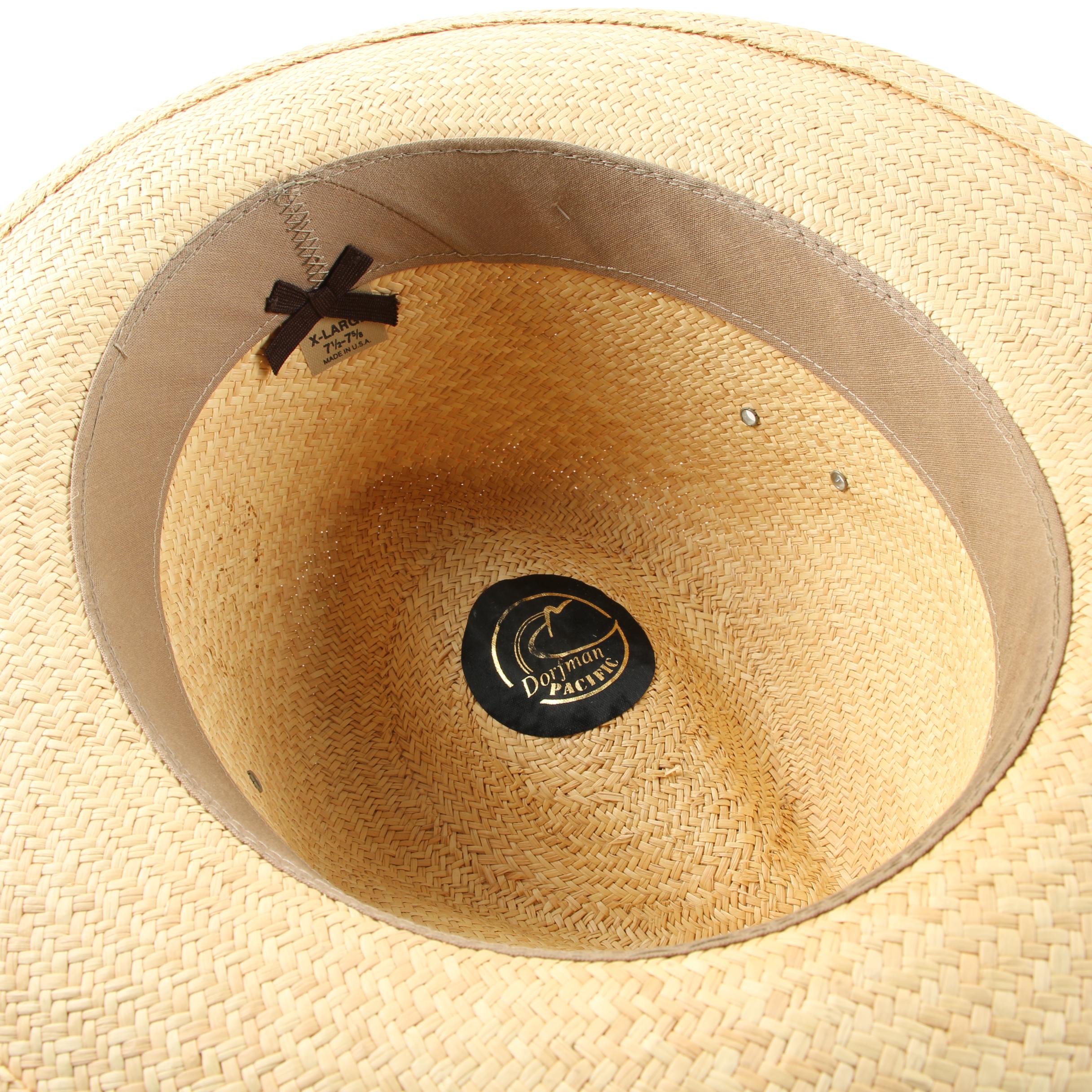 Men's Woven Straw Sun Hats Featuring Stetson