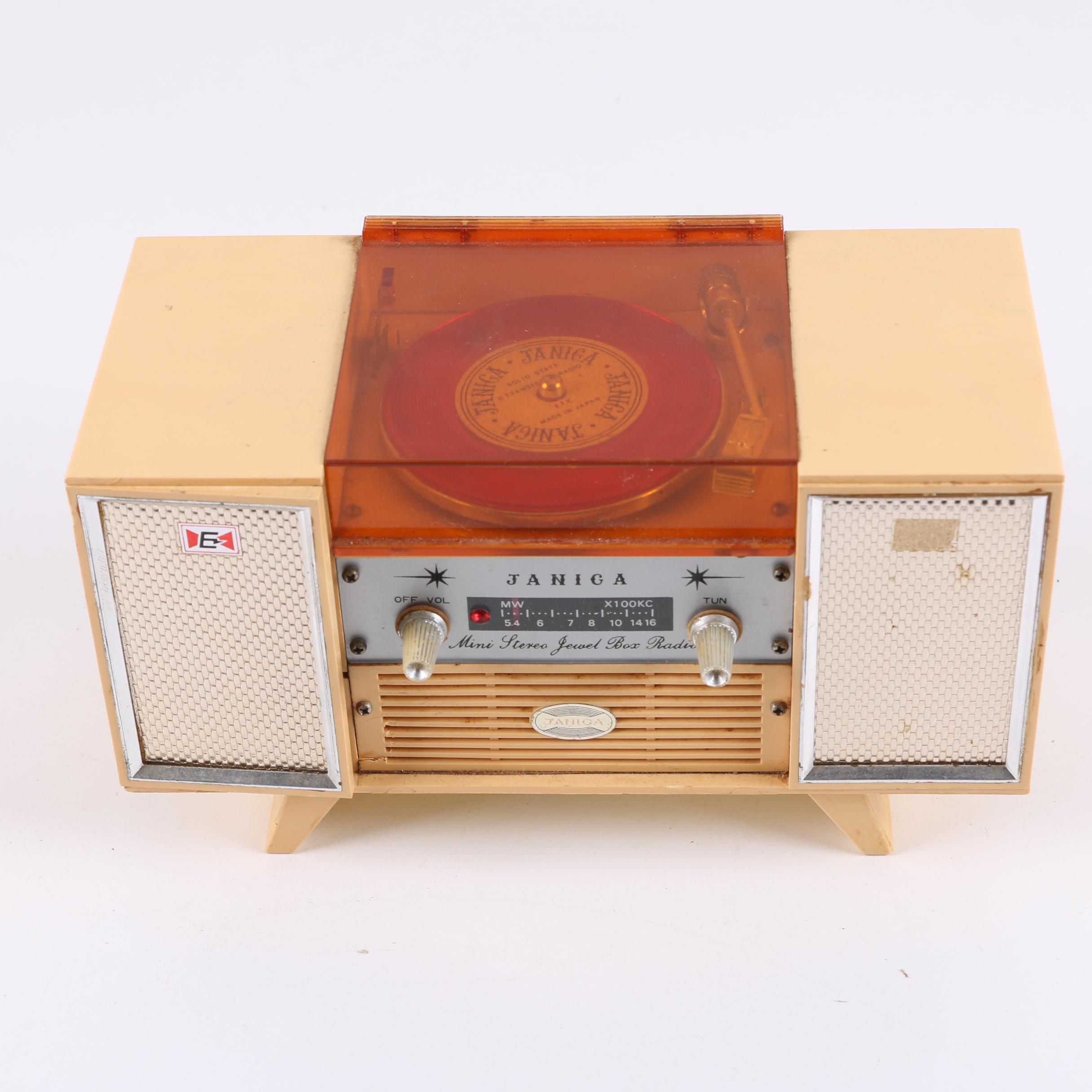 Vintage Janica Mini Stereo Jewel Box Radio
