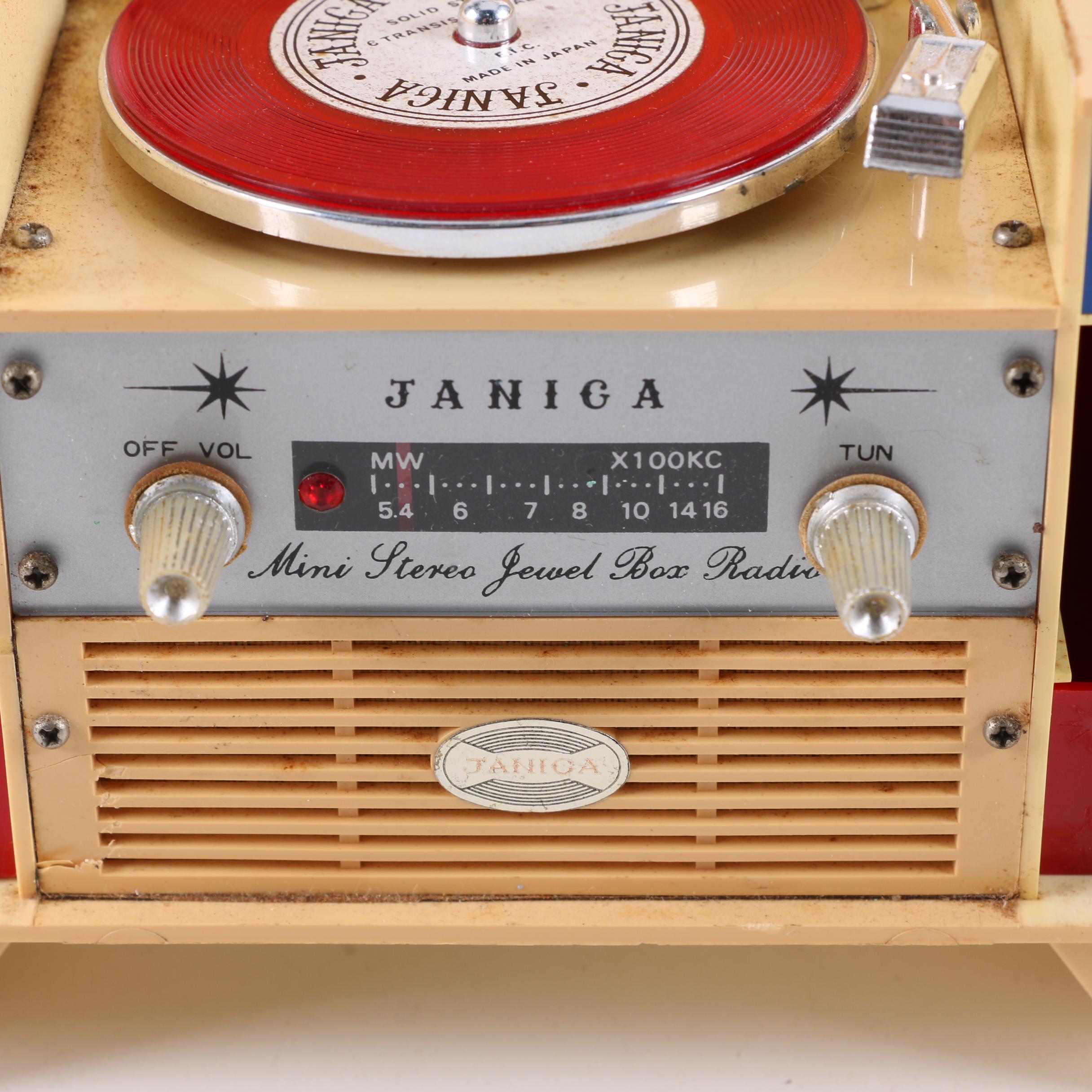 Vintage Janica Mini Stereo Jewel Box Radio