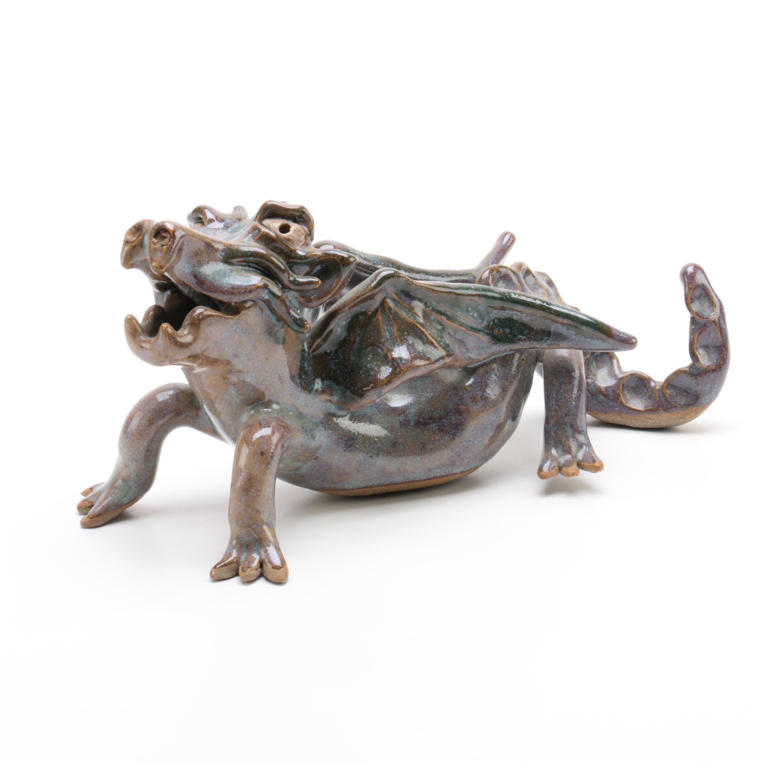 Ceramic Sculpture of a Dragon