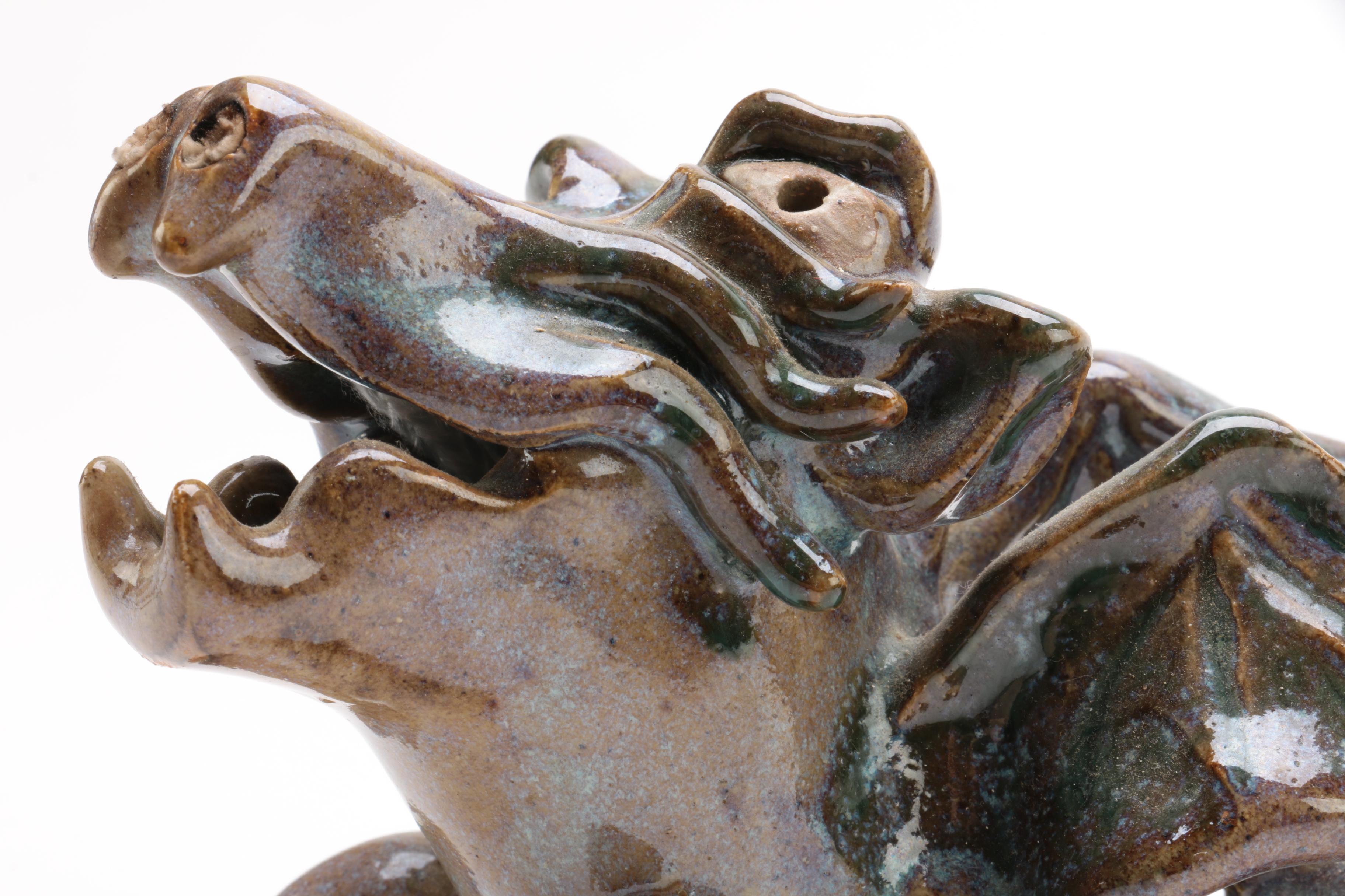 Ceramic Sculpture of a Dragon