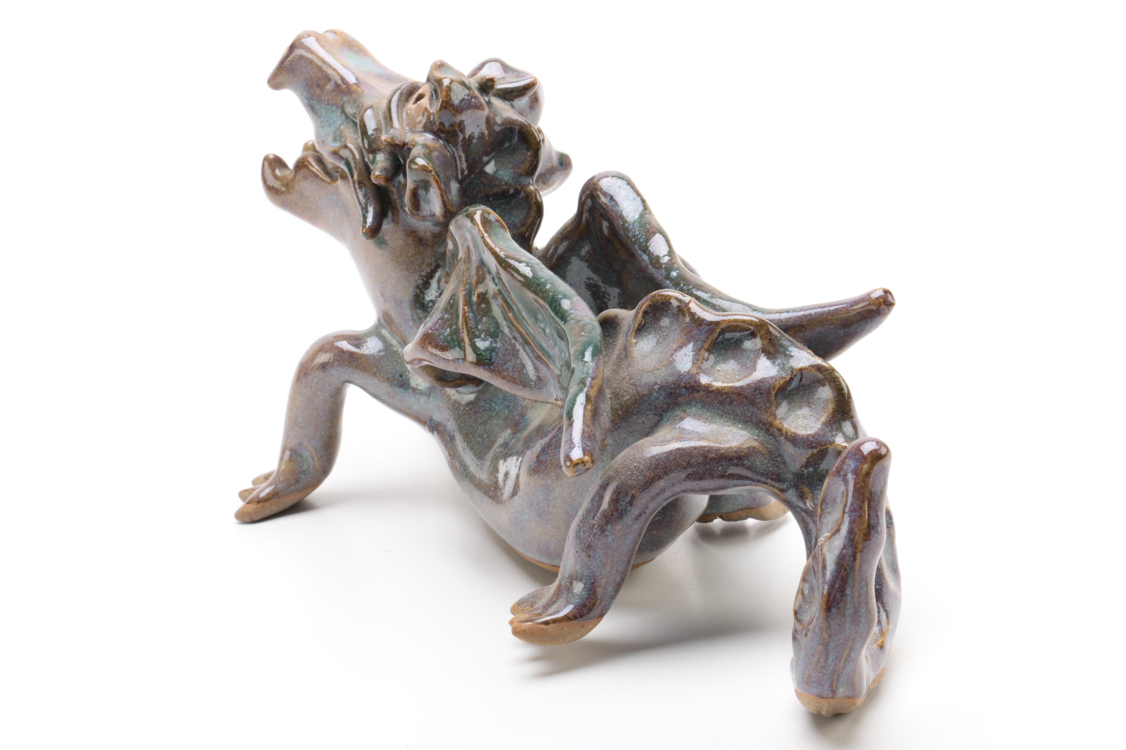 Ceramic Sculpture of a Dragon