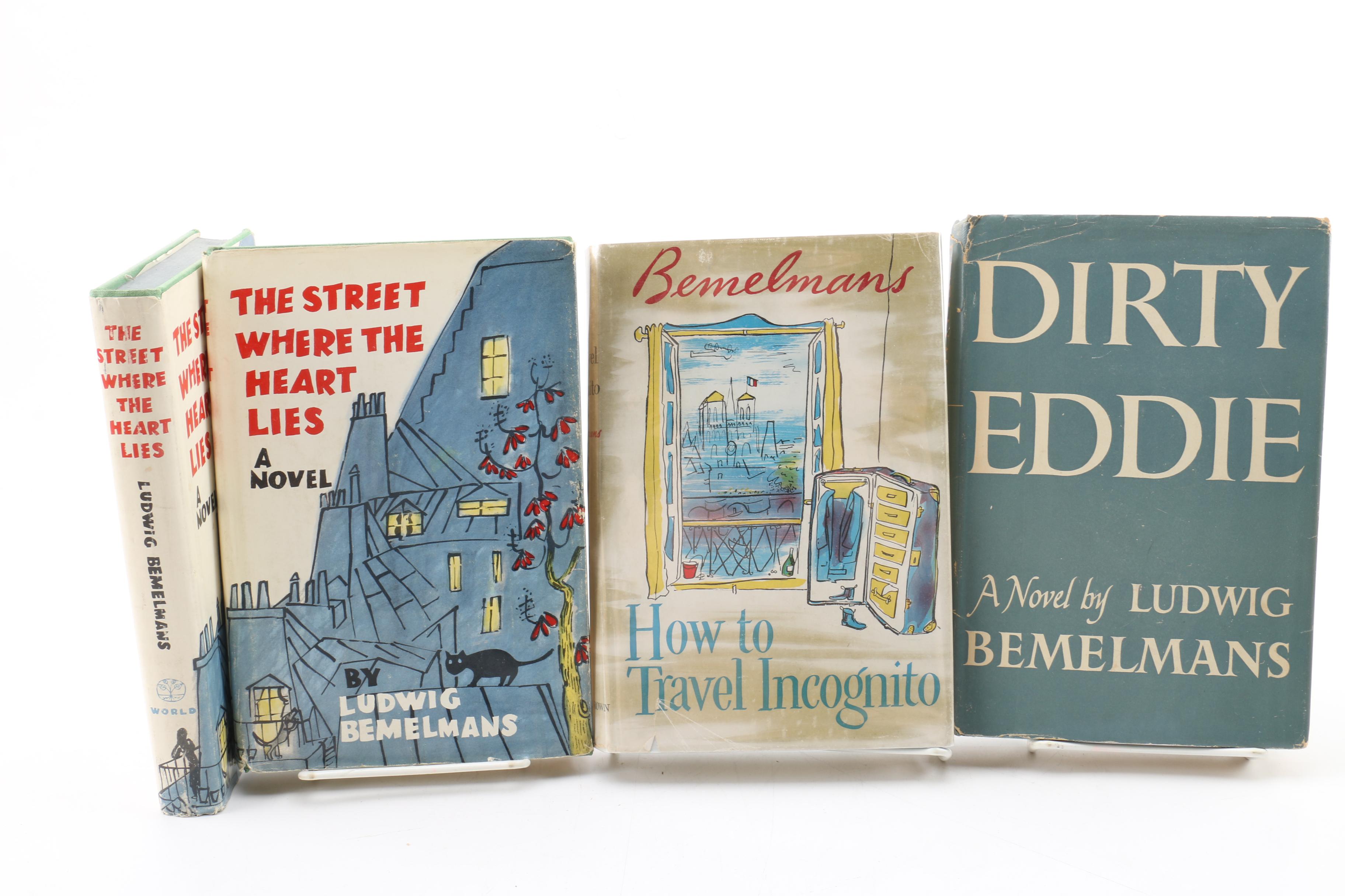 Vintage Ludwig Bemelmans Humorist Fiction Novels Including First Editions