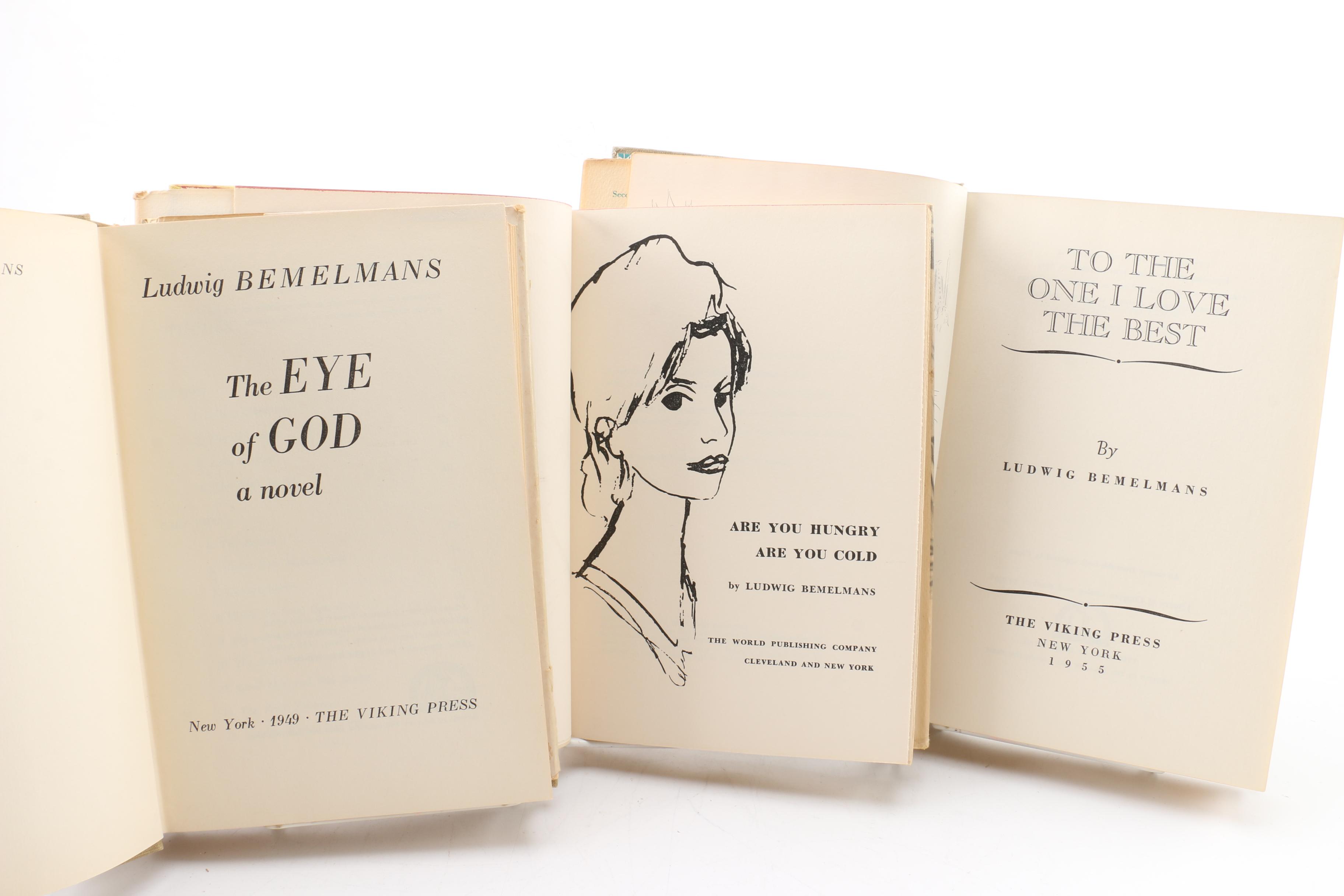 Vintage Ludwig Bemelmans Humorist Fiction Novels Including First Editions