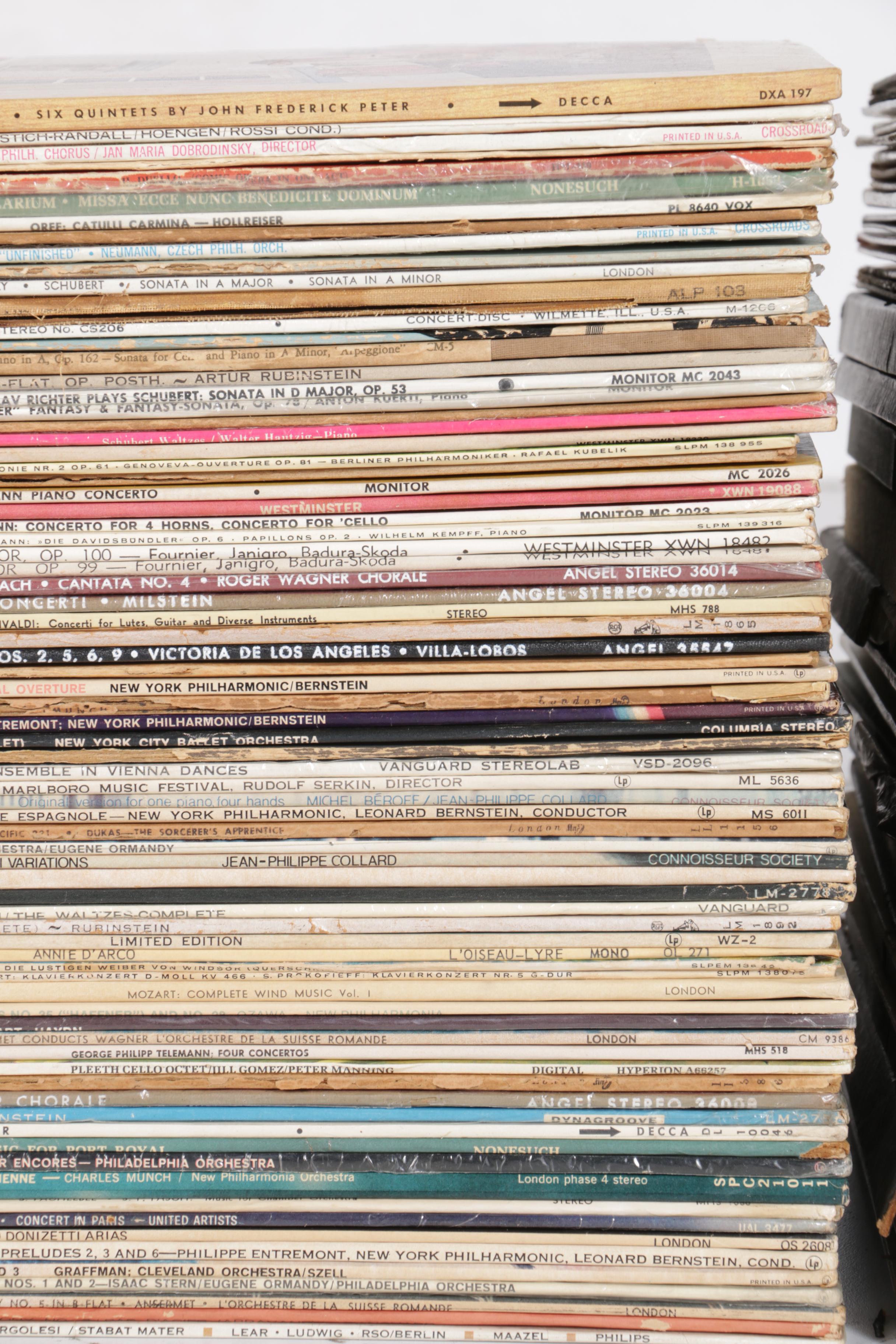 Classical and Opera Records Including Segovia, Bernstein, Pavarotti