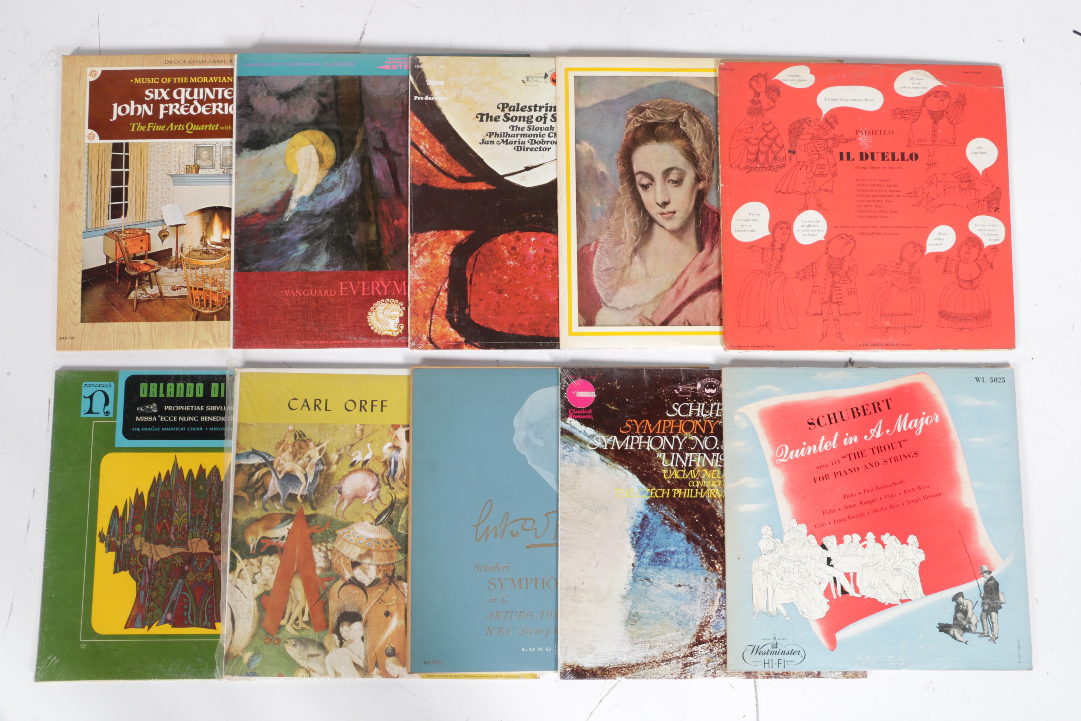 Classical and Opera Records Including Segovia, Bernstein, Pavarotti