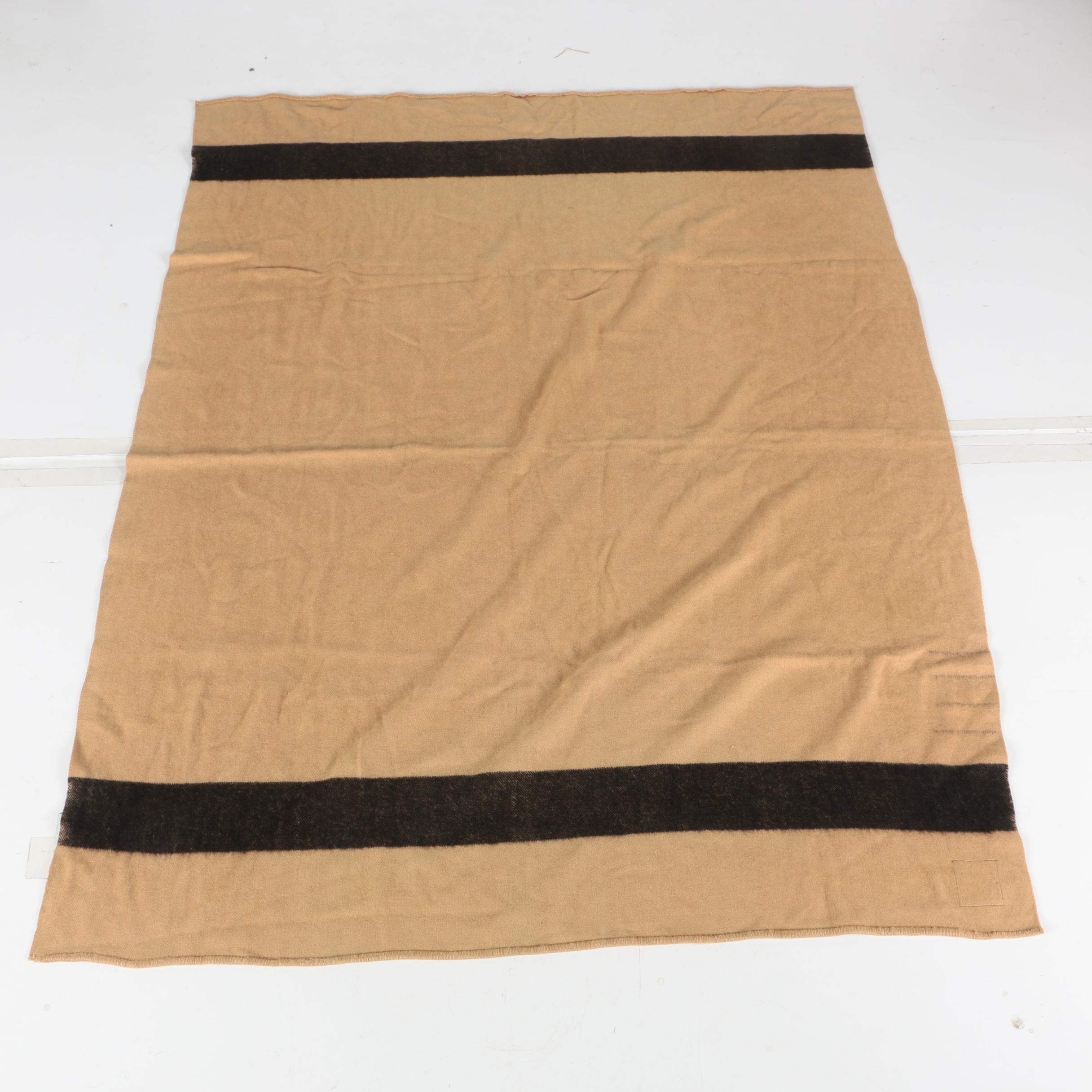 Vintage Trapper Point Wool Blanket