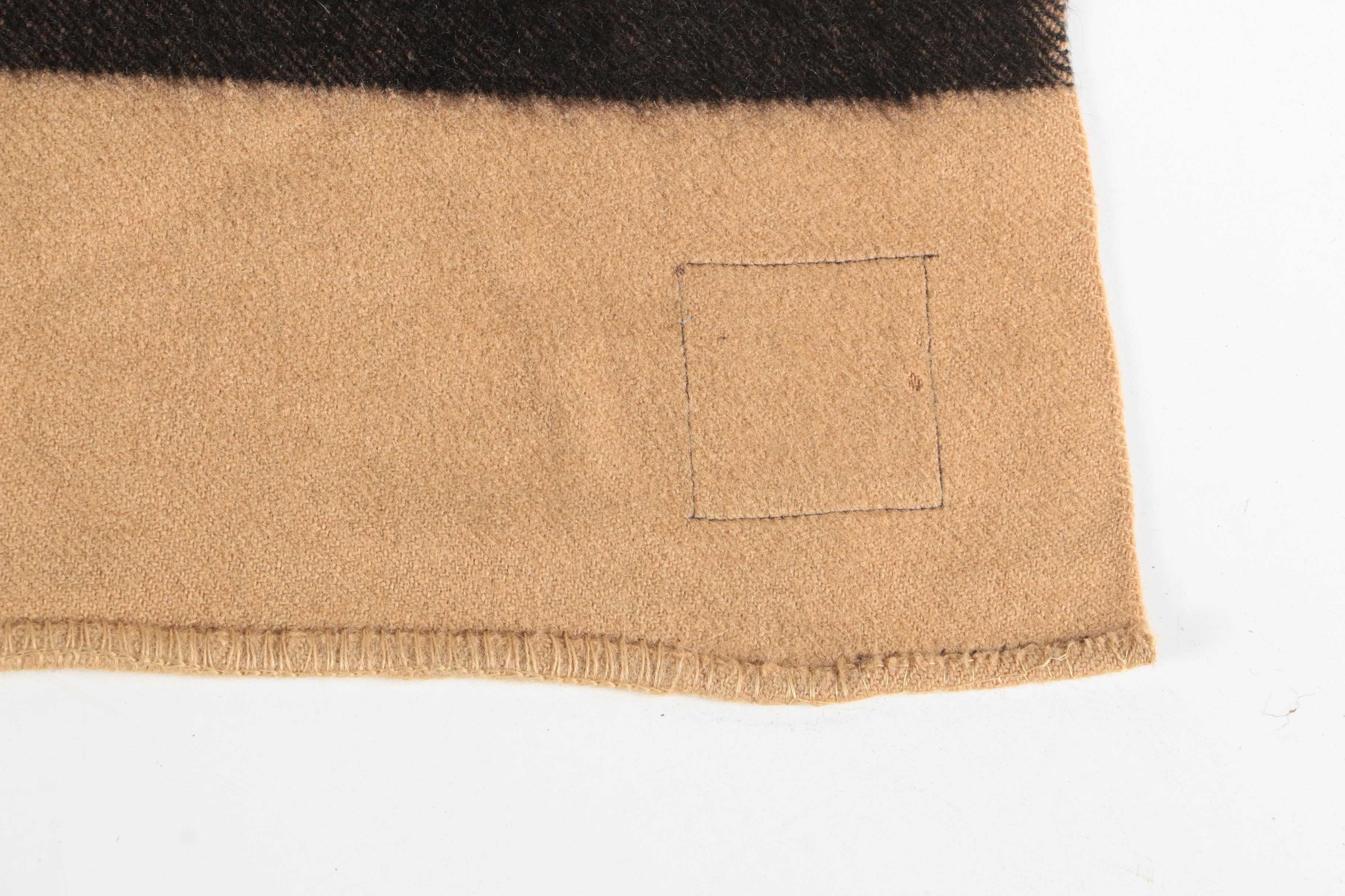 Vintage Trapper Point Wool Blanket