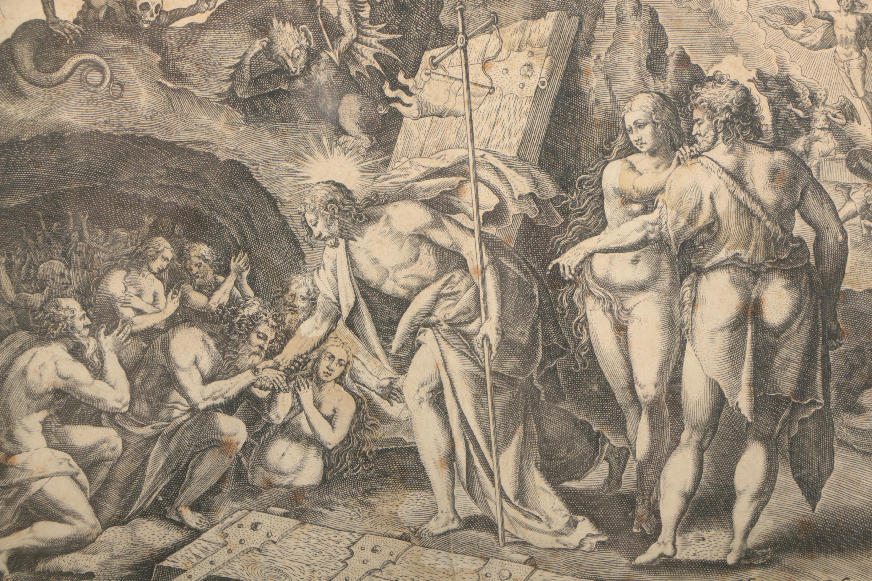 Engravings After Johann Sadeler of Christian Scenes