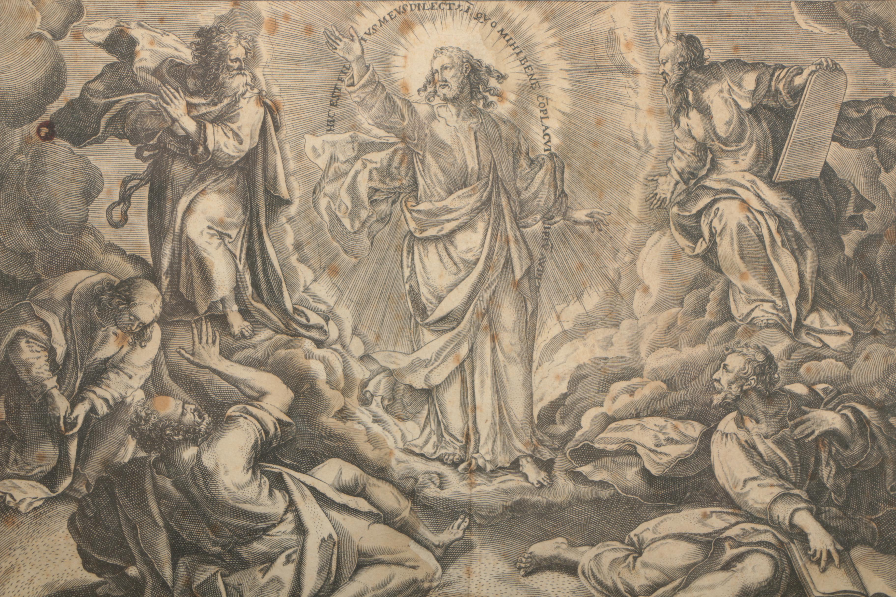 Engravings After Johann Sadeler of Christian Scenes