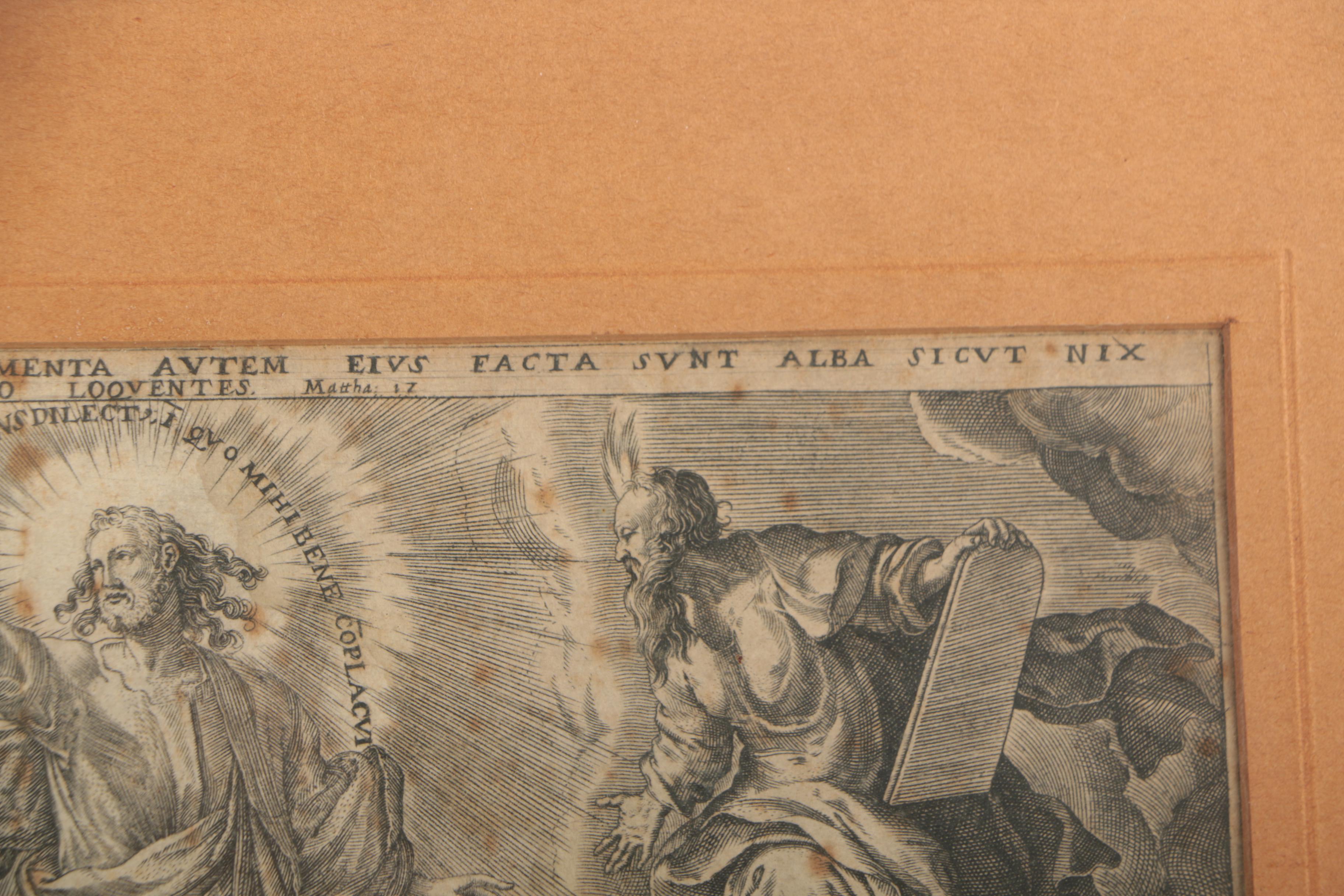 Engravings After Johann Sadeler of Christian Scenes