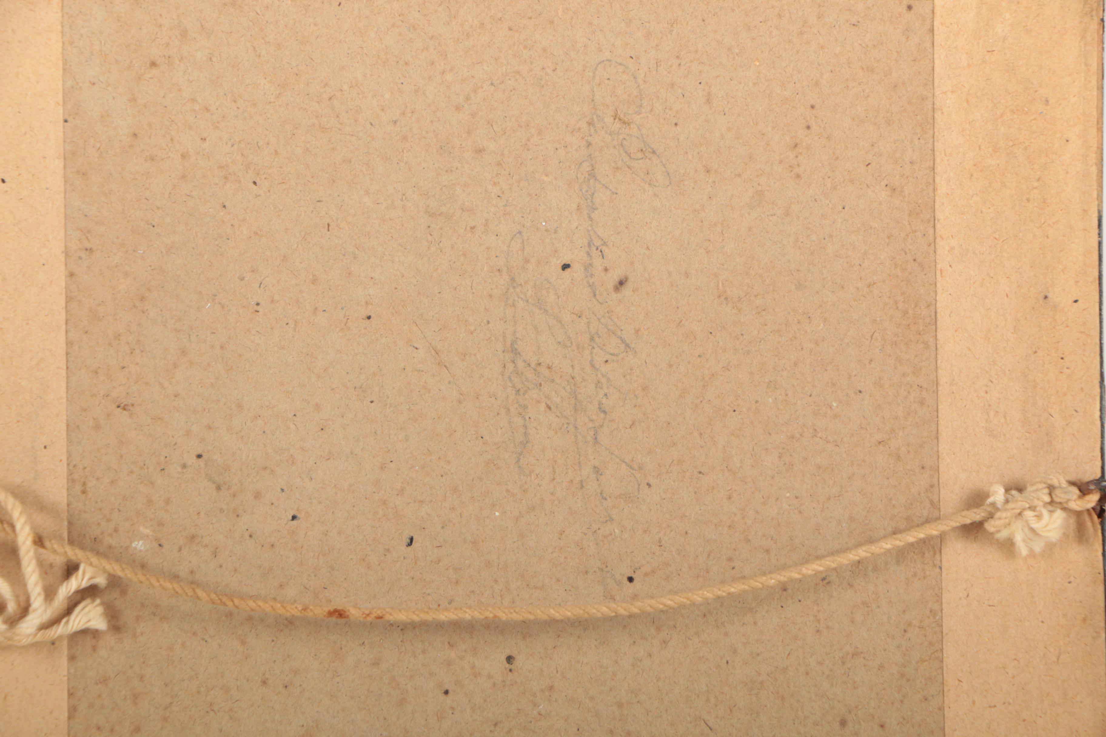 Vintage Etching Featuring View of a Structure