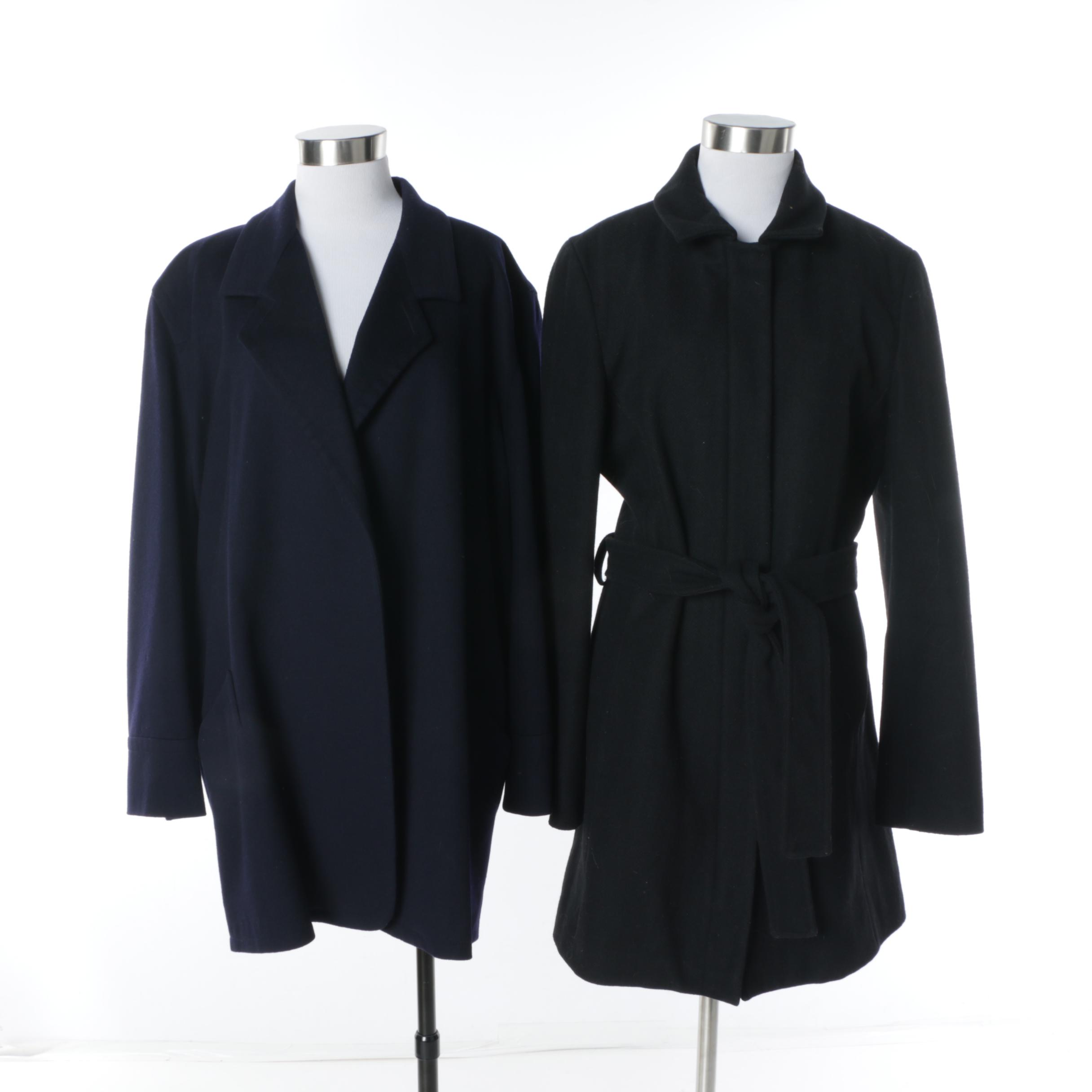 Women's Jaeger and Old Navy Wool Blend Coats