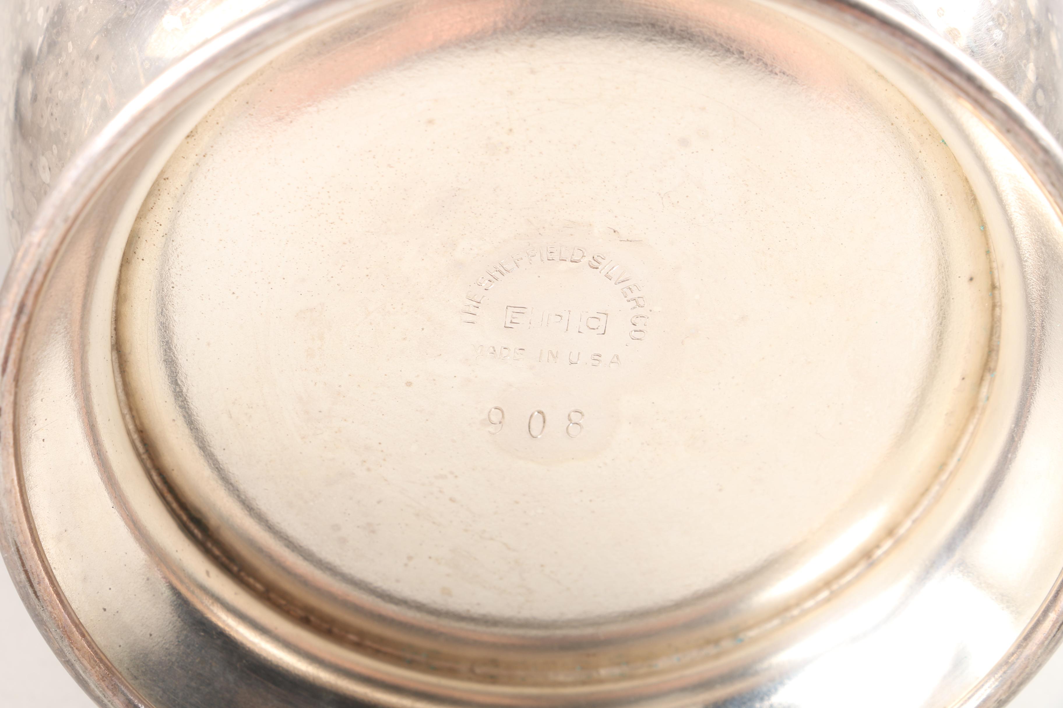 1957 Reed & Barton Silver Plate Oval Dish and Other Silver Plate Serveware