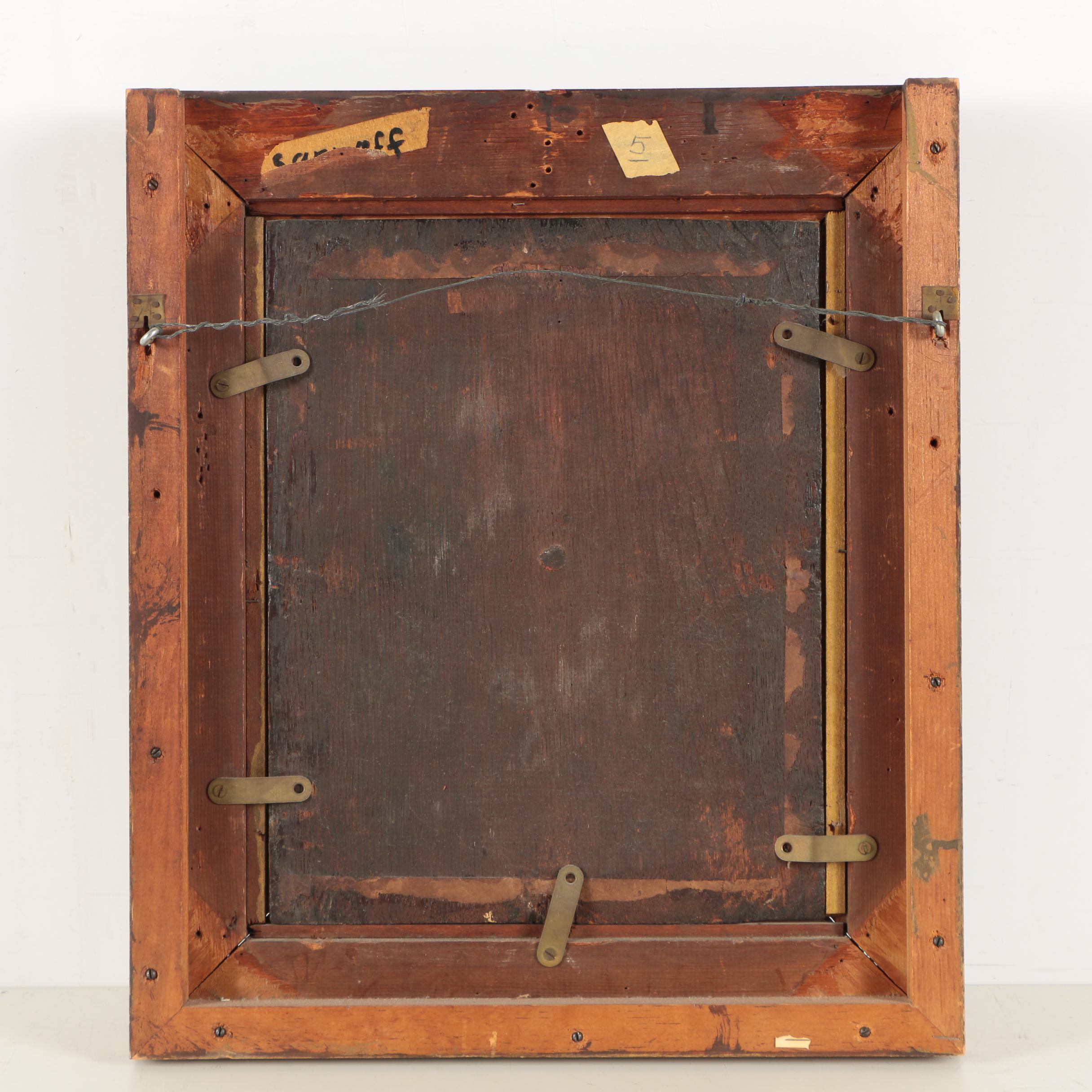 18th Century Dutch School Oil Portrait on Board