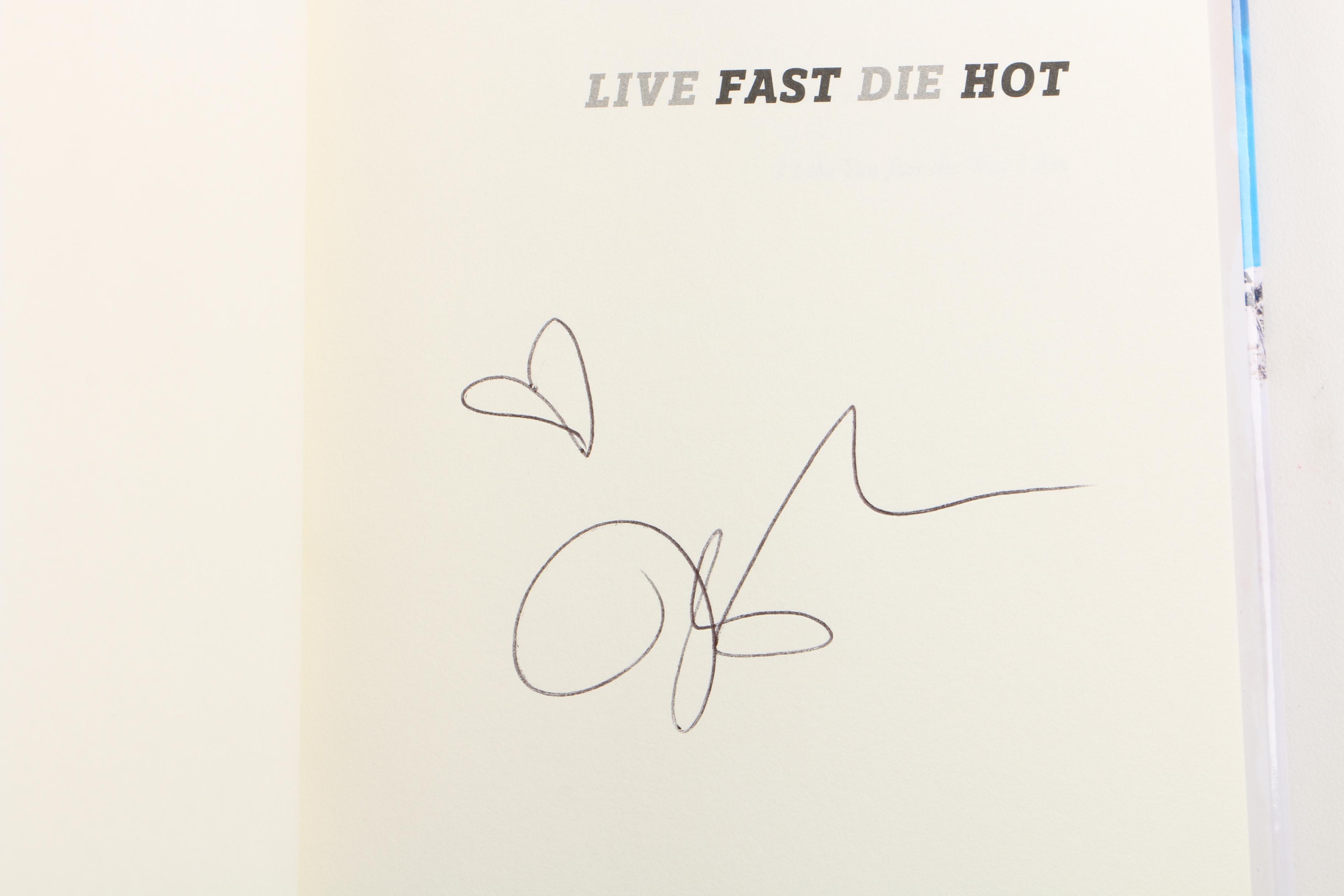 Signed "I Like You Just the Way I Am" and "Live Fast Die Hot" by Jenny Mollen