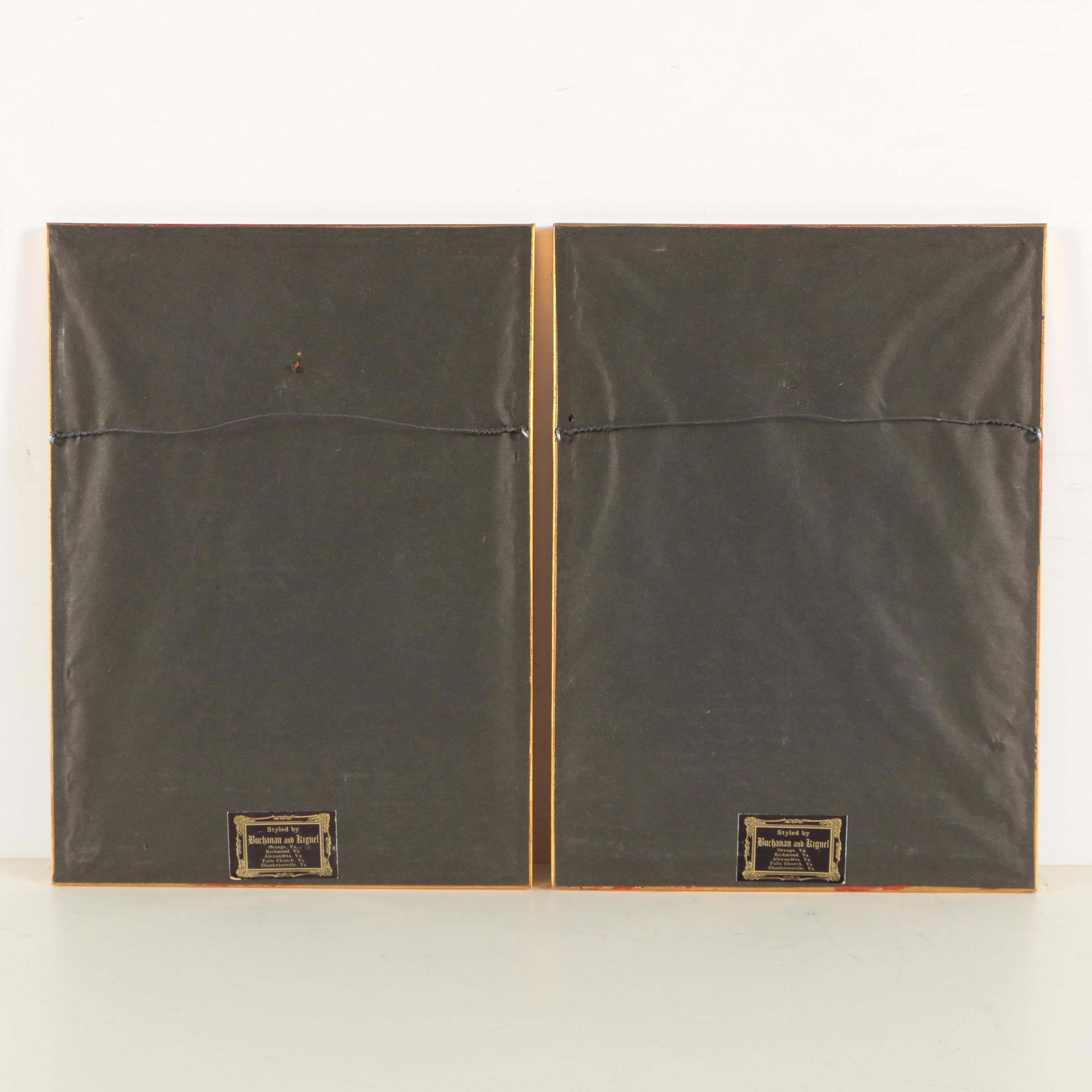 Antique Hand-Colored Fashion Plate Etchings