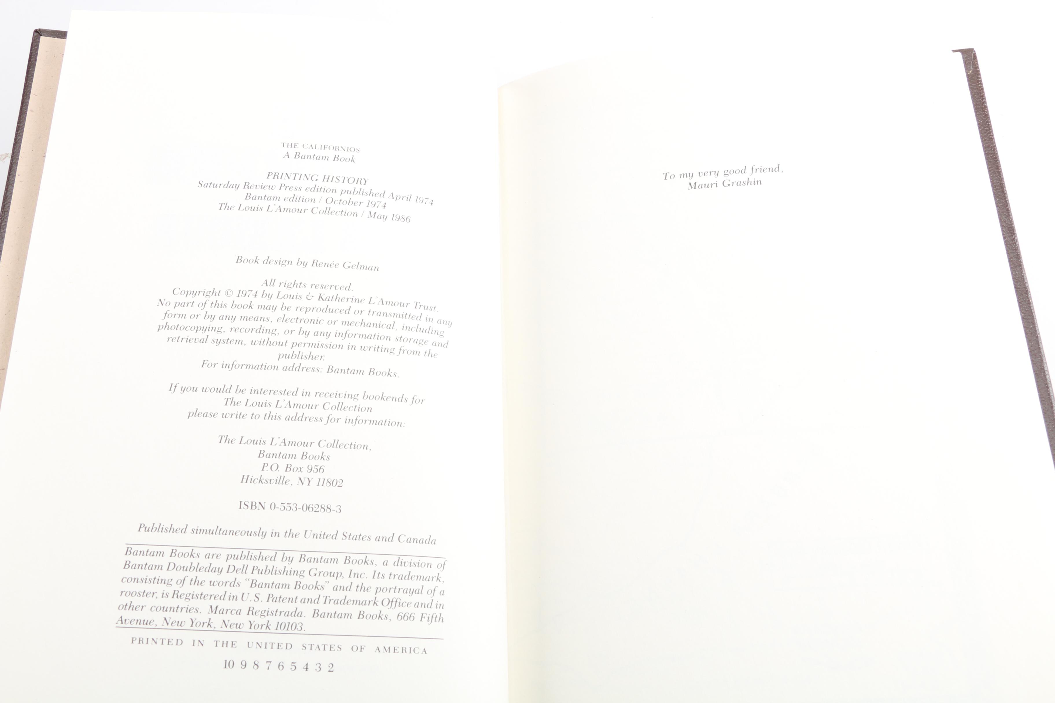 "The Louis L'Amour Collection" Thirty-Five Volumes