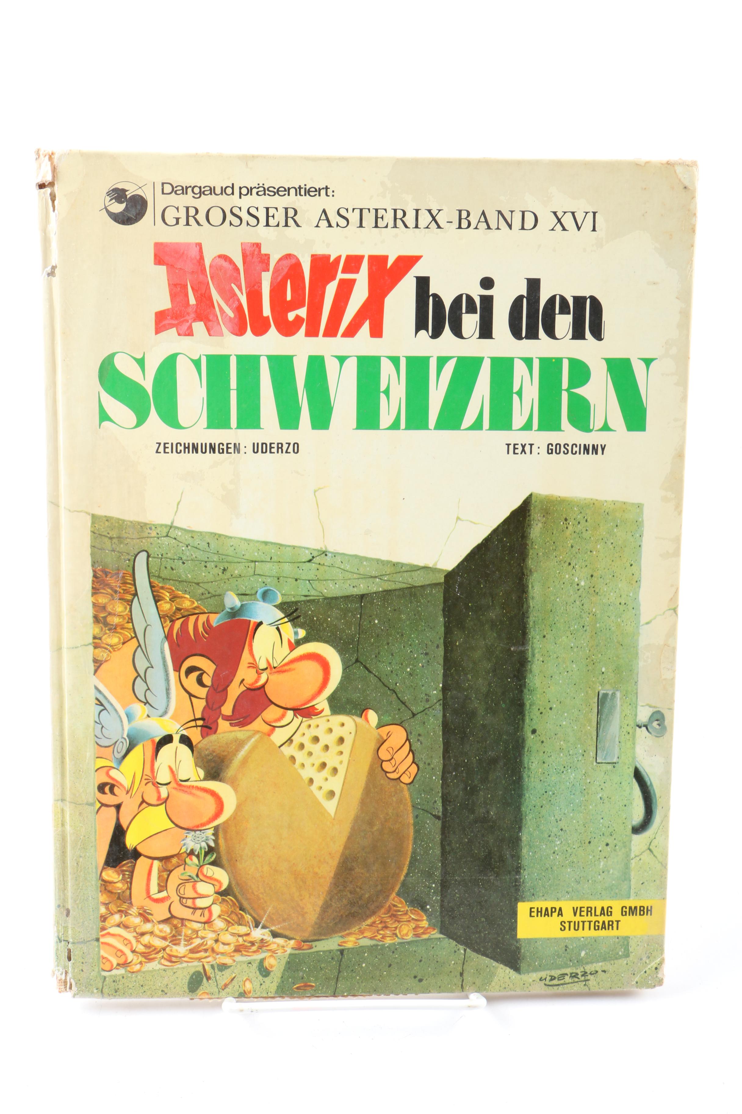 1970s German Language "Asterix" and "The Adventures of Tintin" Comics