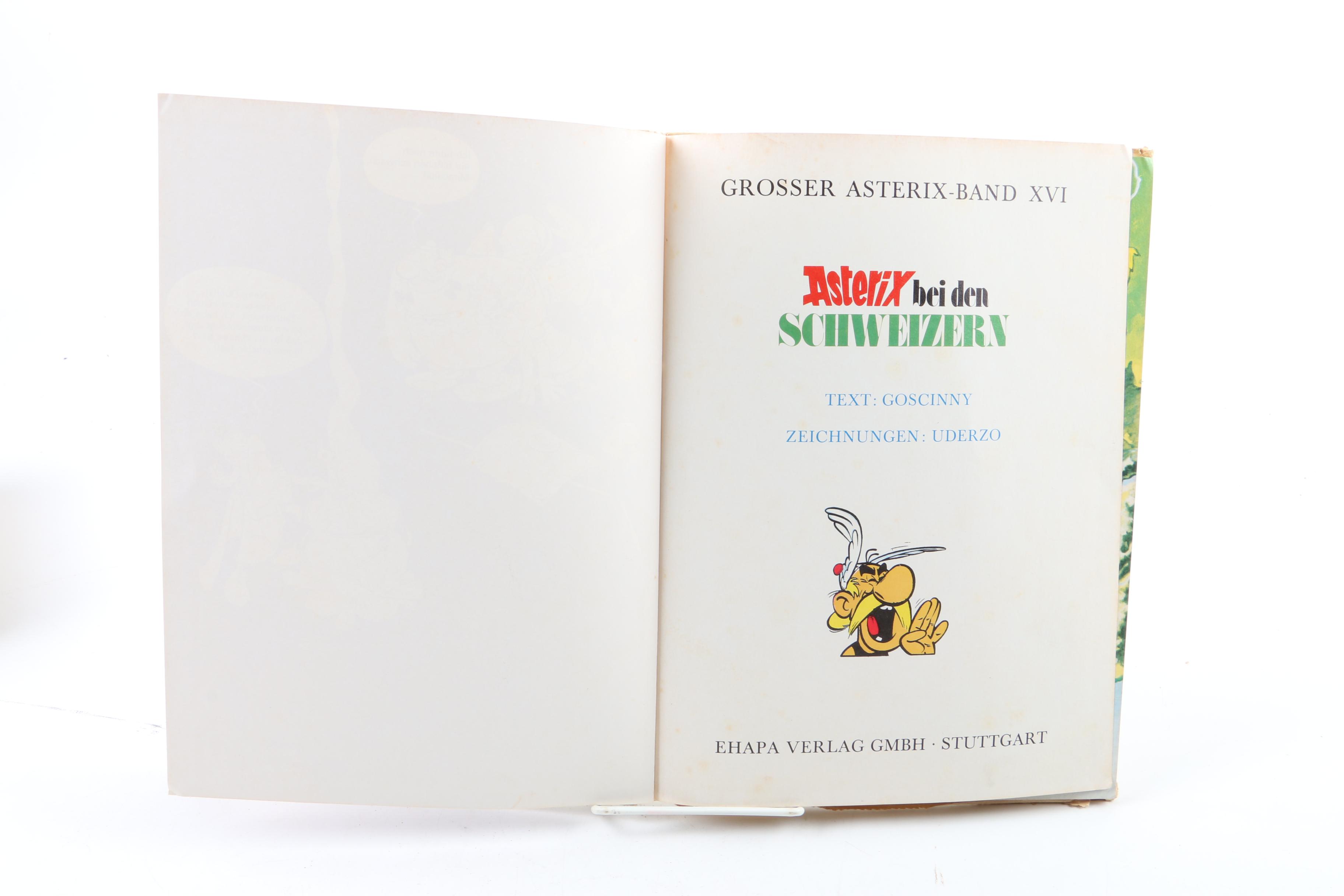 1970s German Language "Asterix" and "The Adventures of Tintin" Comics