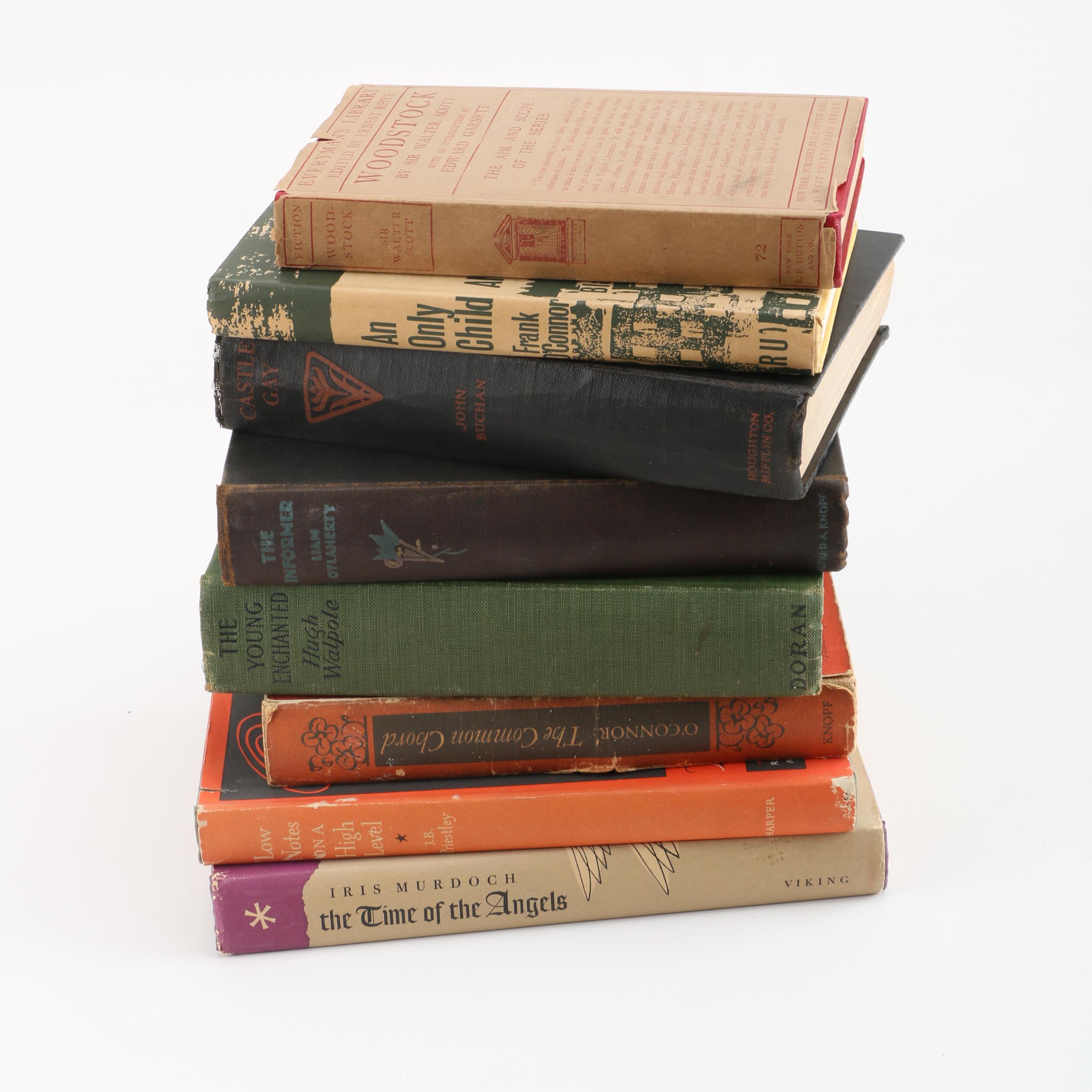 Vintage Novels Including Sir Walter Scott, John Buchan, Frank O'Connor and More