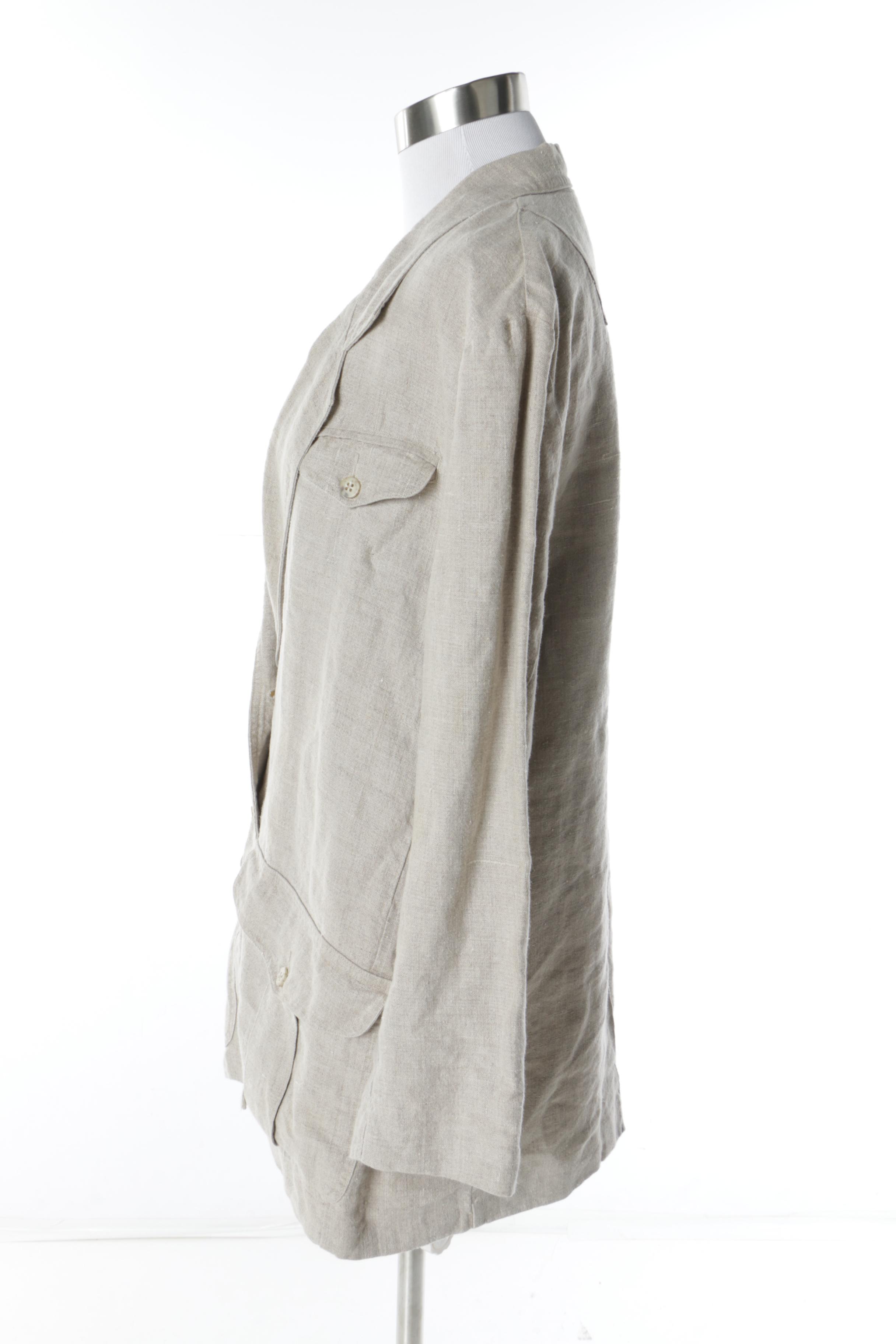 Women's Banana Republic Linen Safari Style Jacket