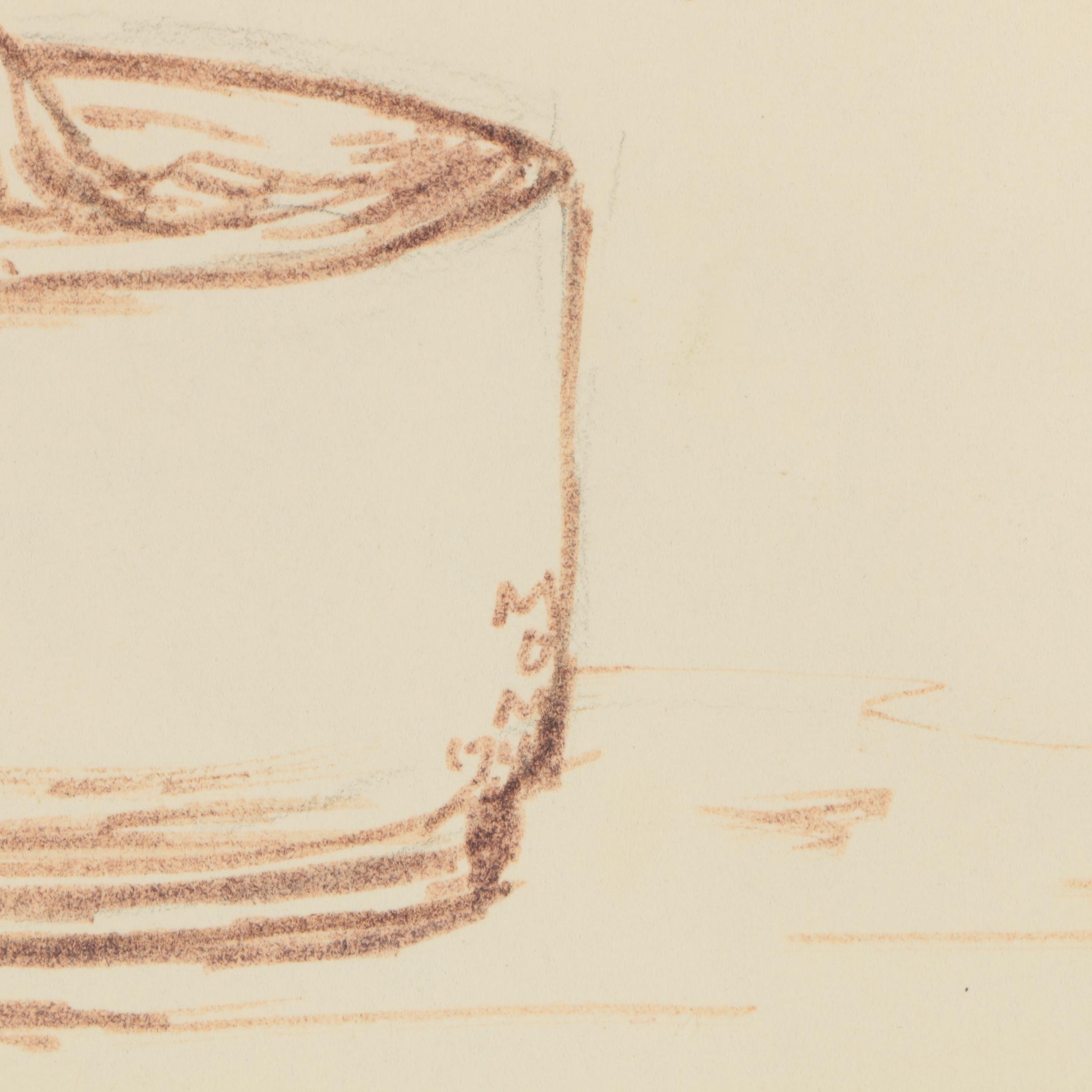 M.O.M. Ink Drawing of a Bonsai