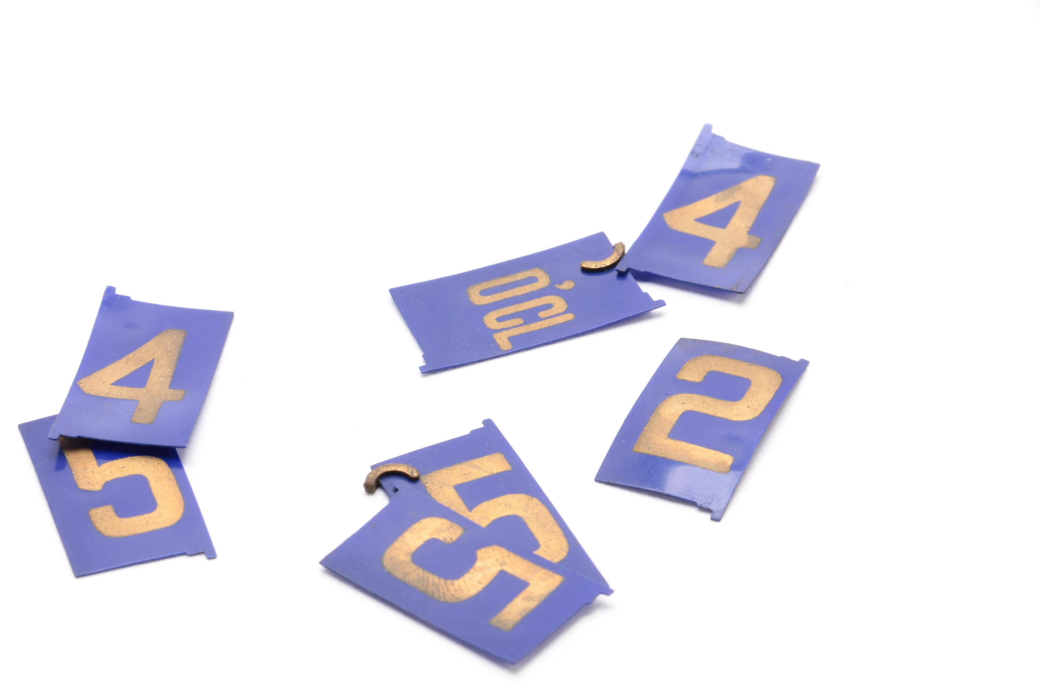 Vintage Ornate Wind Up Brass Desk Calendar