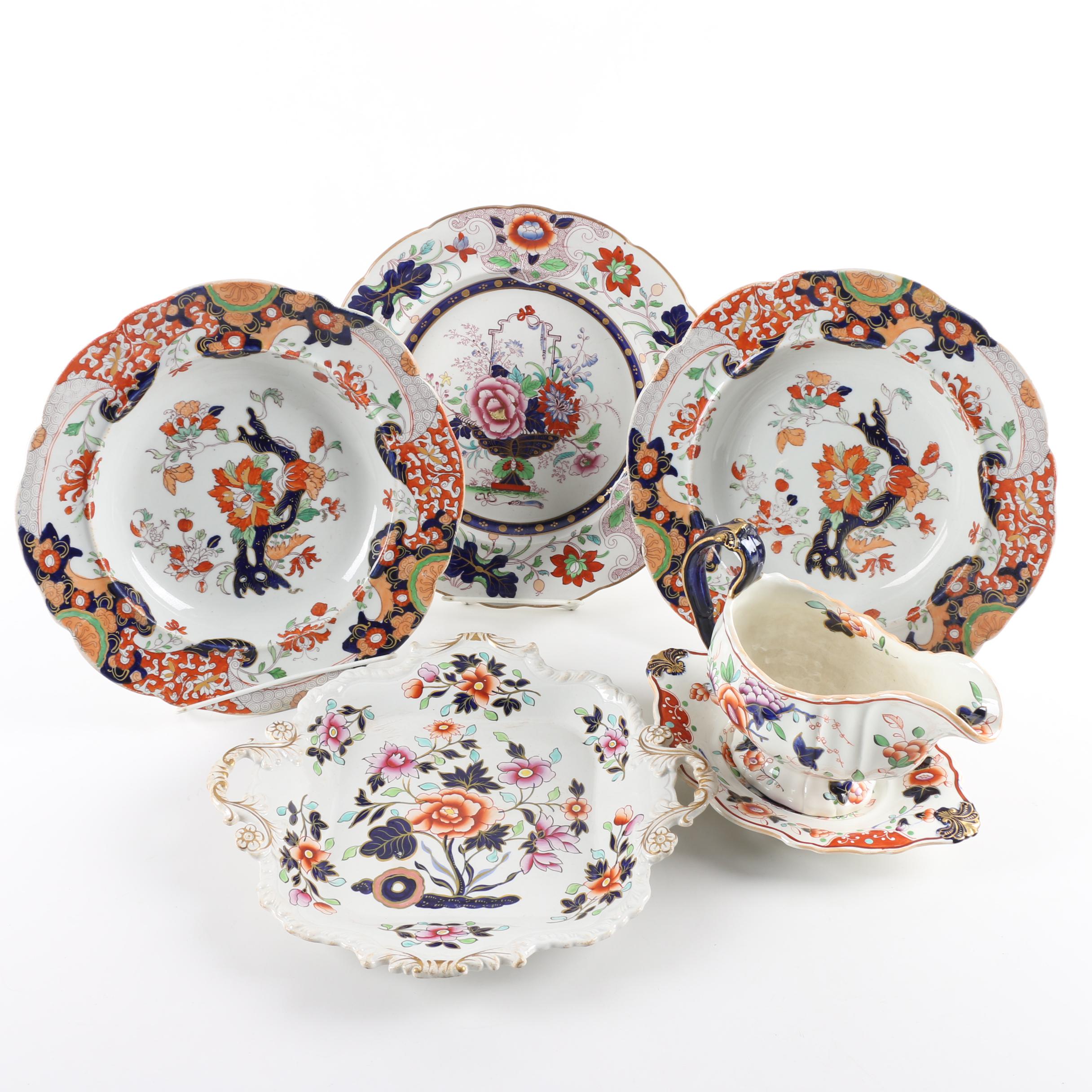 Antique Davenport and Mason Patent Ironstone