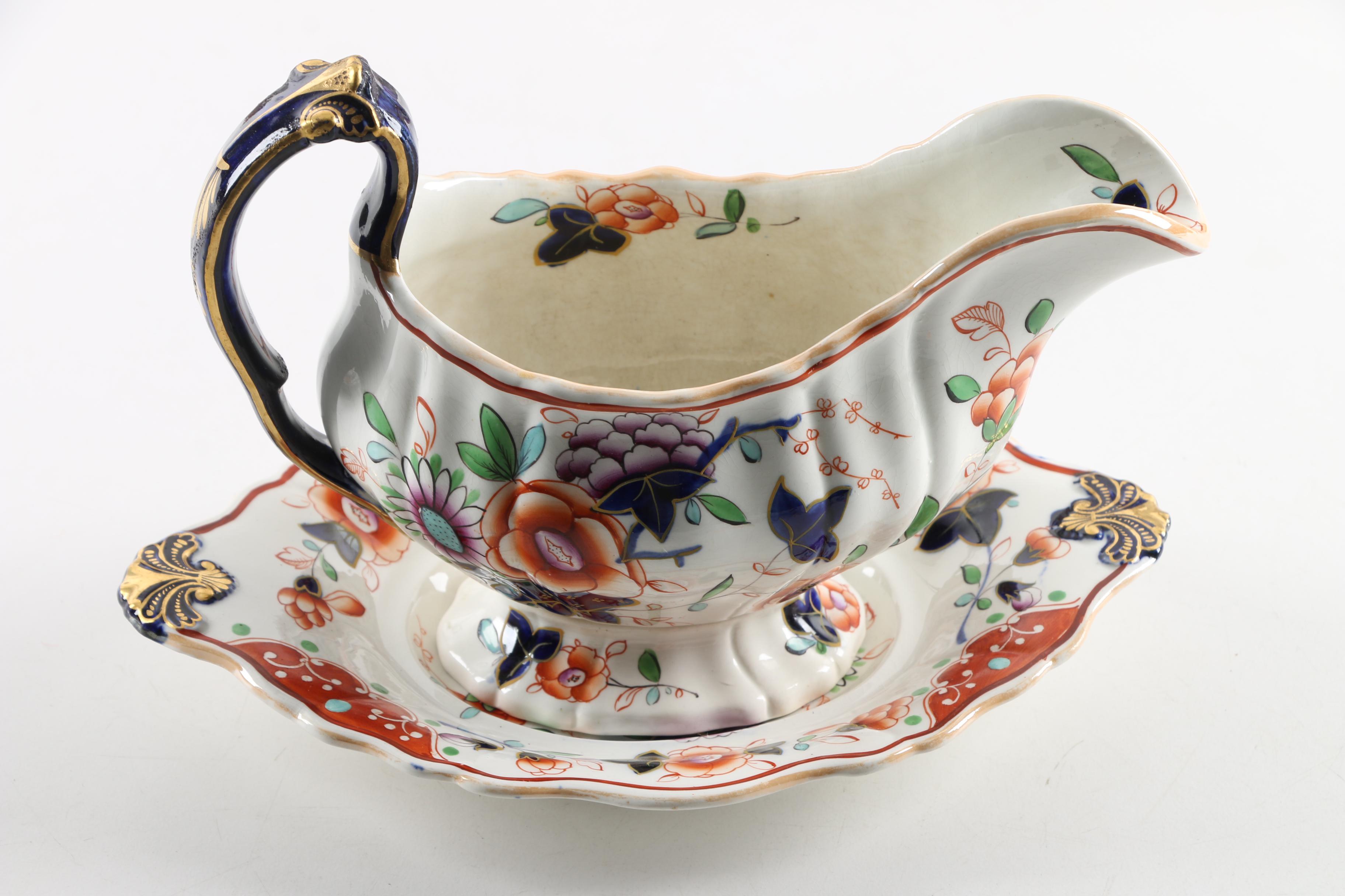 Antique Davenport and Mason Patent Ironstone