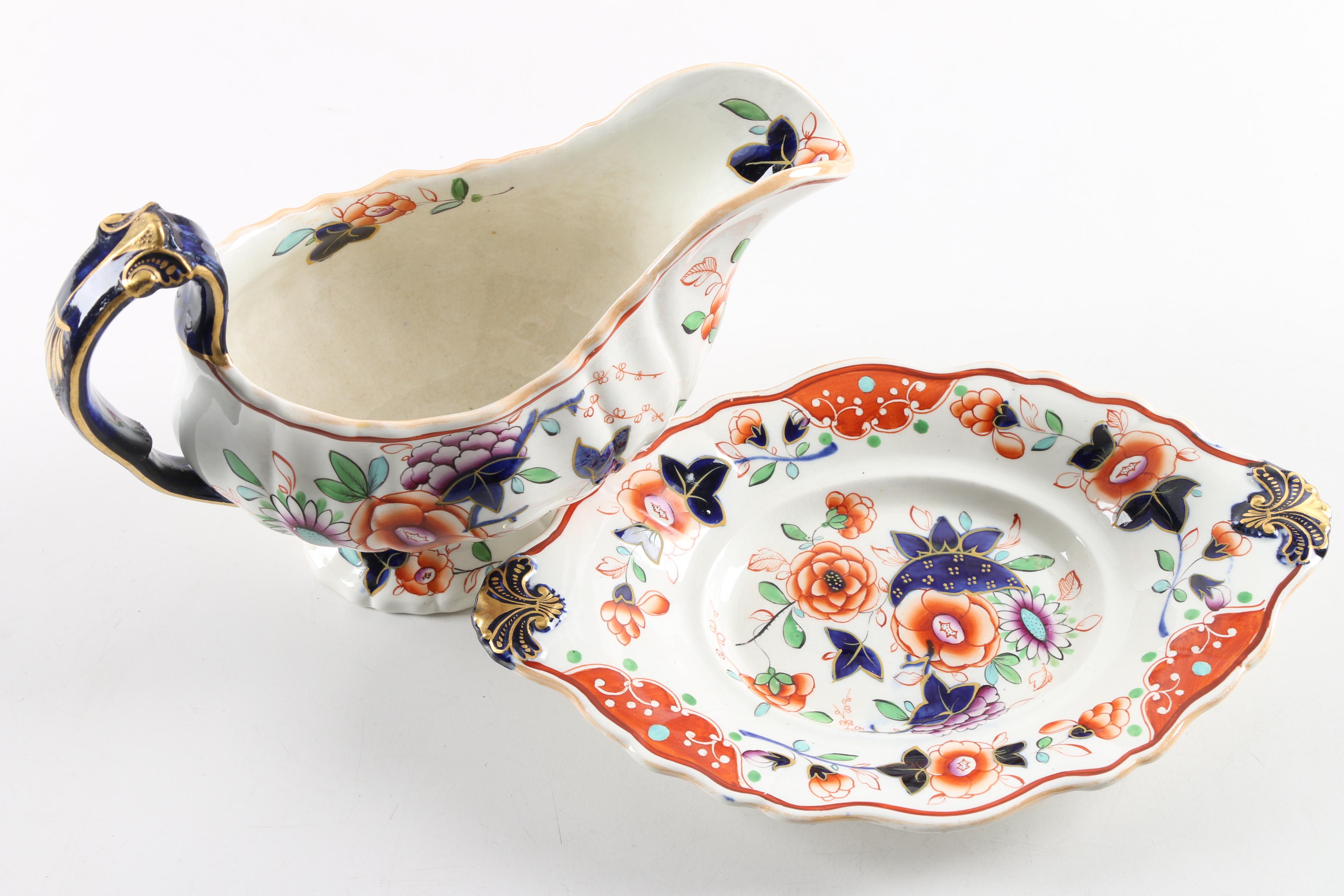 Antique Davenport and Mason Patent Ironstone